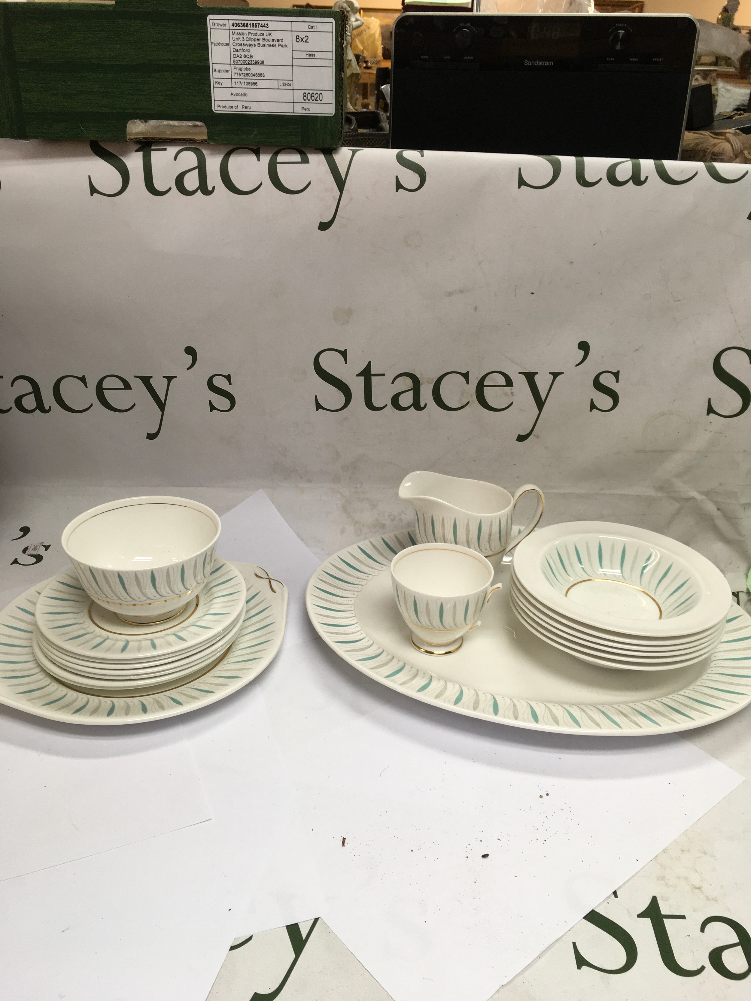 A small Royal Albert tea set 