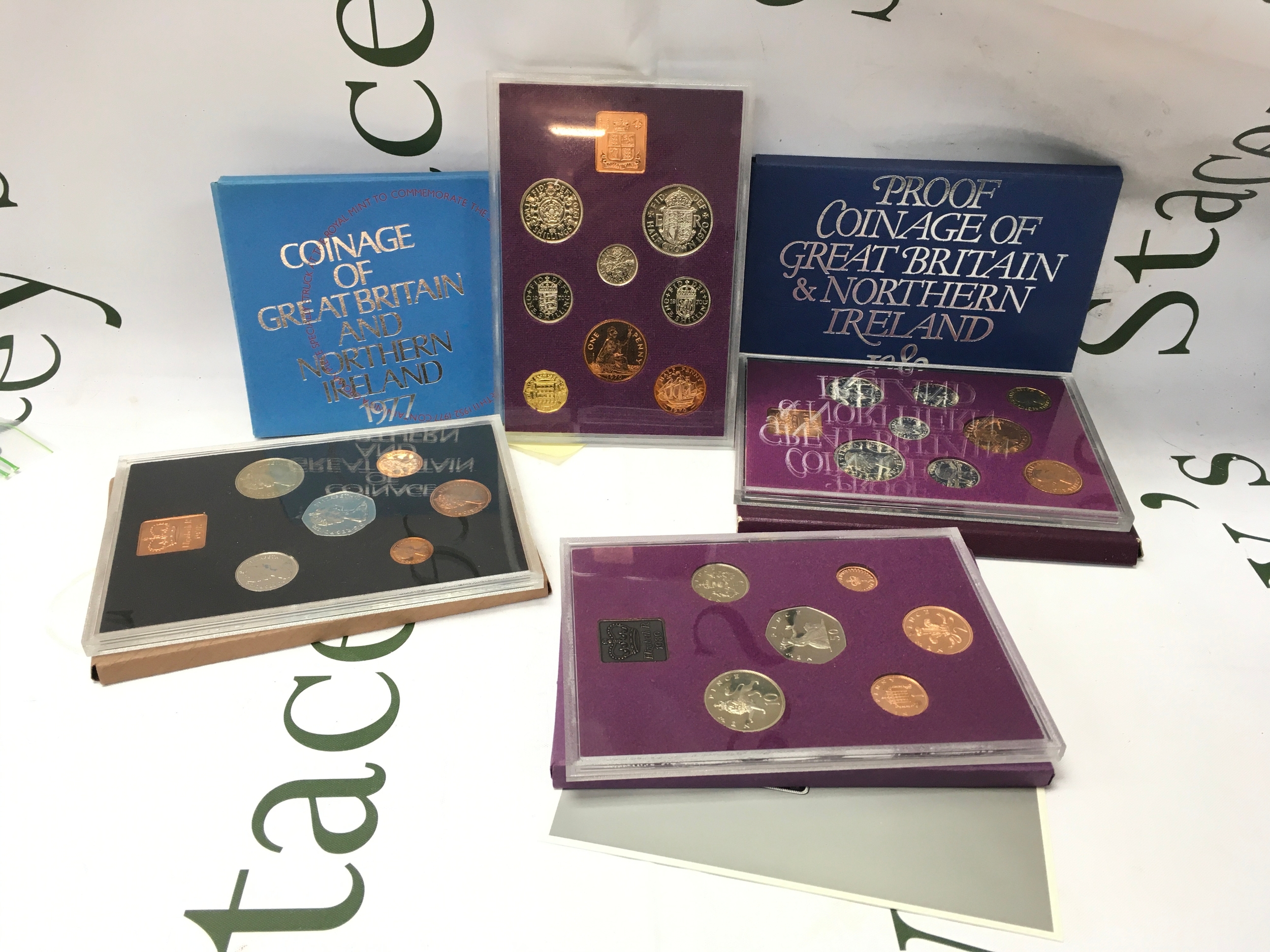 6 royal mint proof sets 