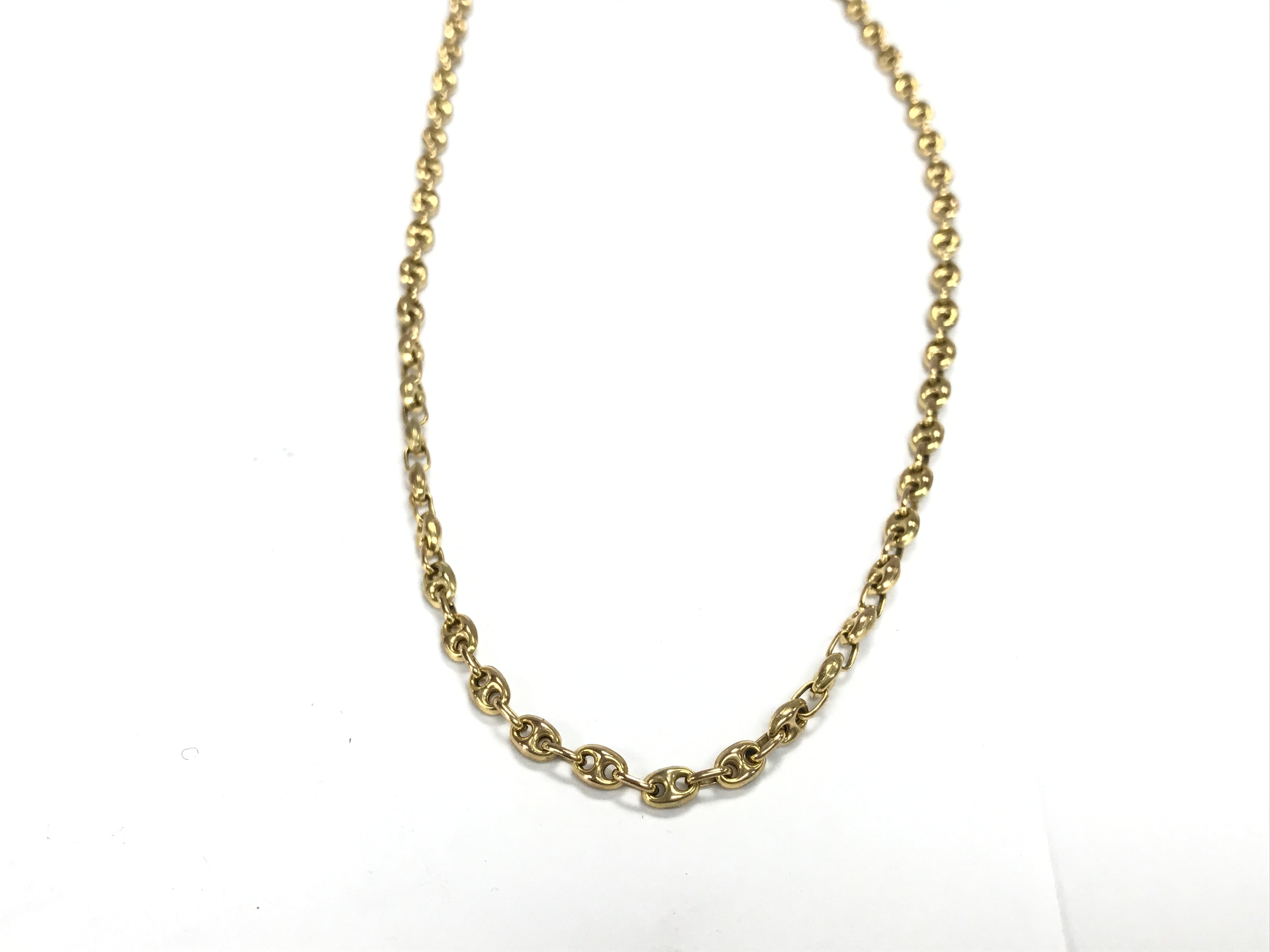 A 9ct gold chain. 7.4g