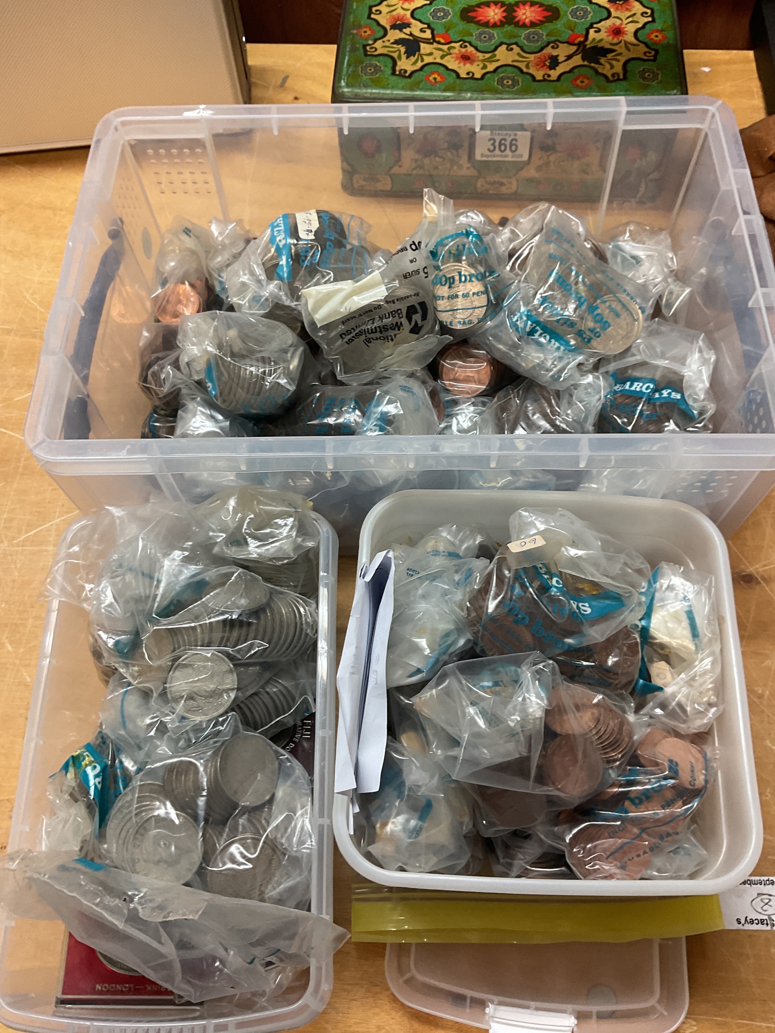 Large qty post 47 coinage and copper coins.