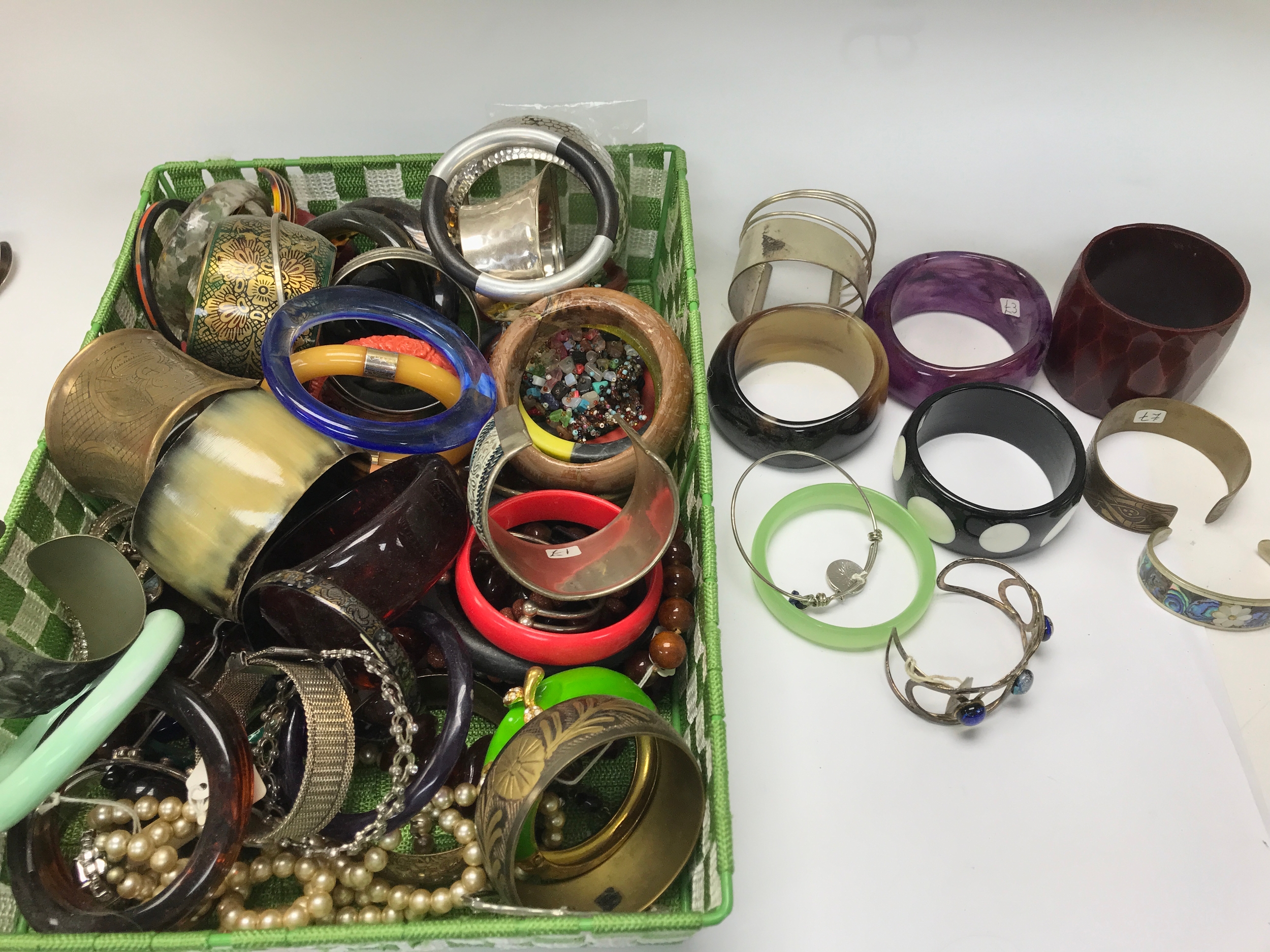 Collection of assorted bracelets and bangles 