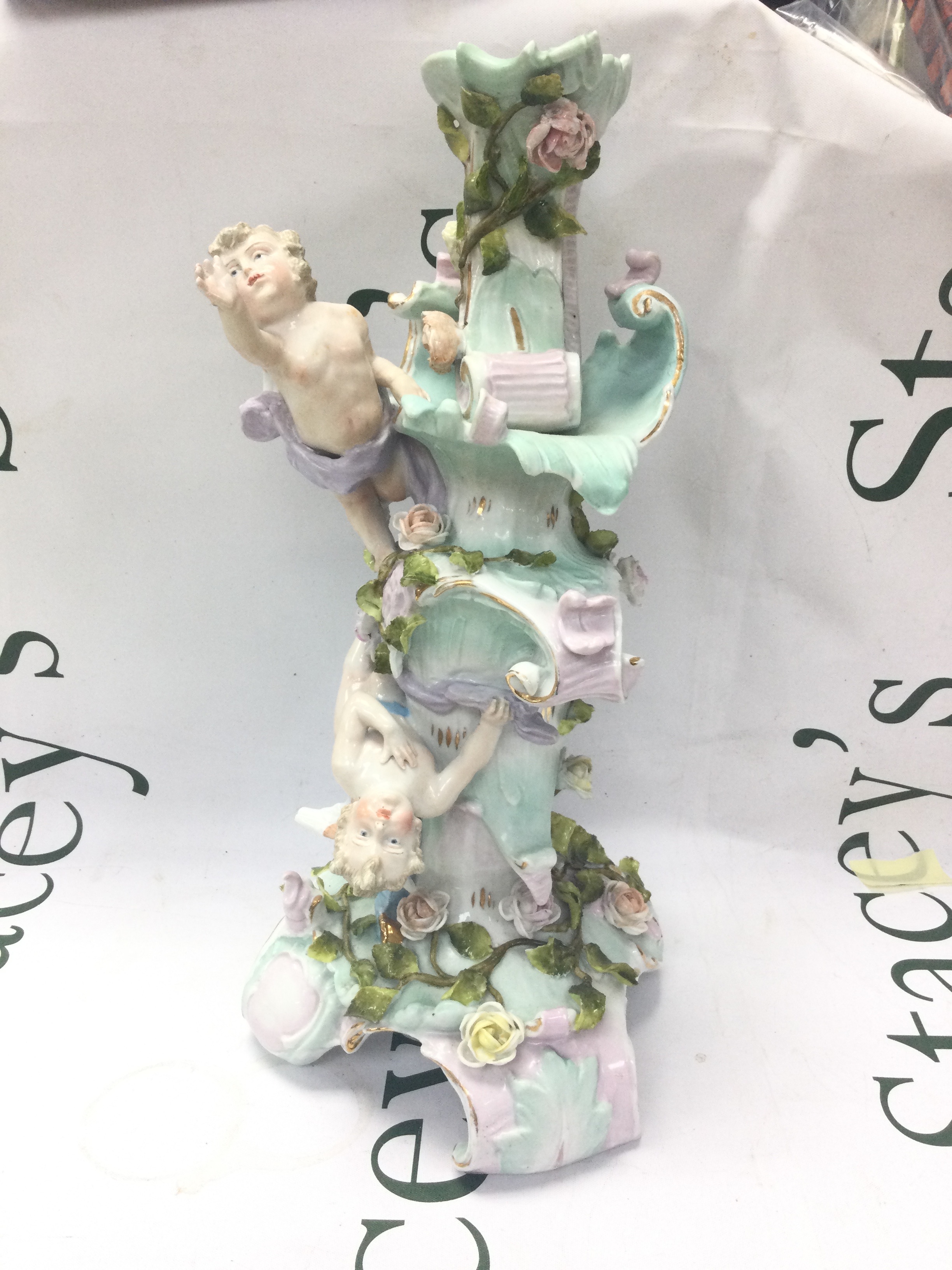 Meissen Style Candleabra 