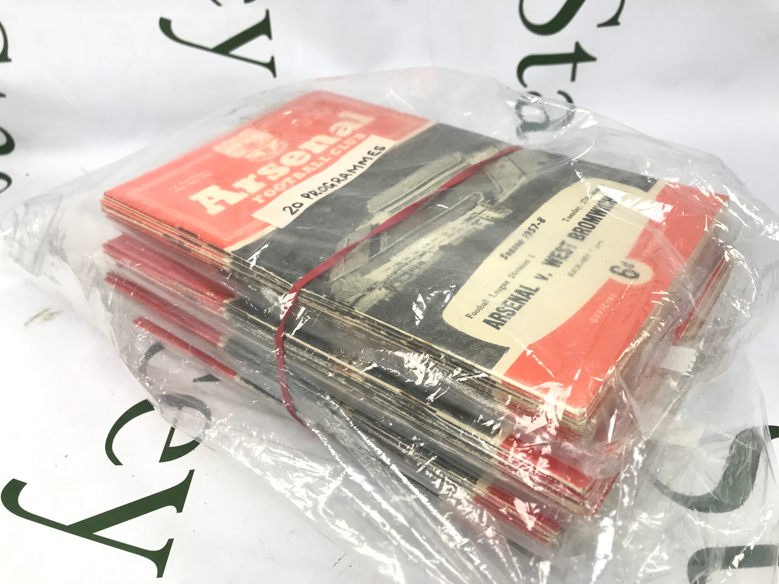 79 Arsenal home football programmes from 1957-8 to 1962-63 seasons 
