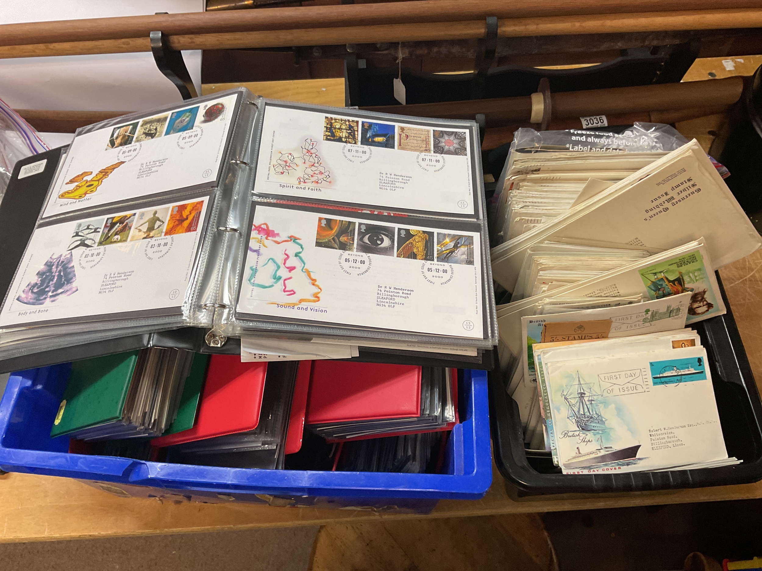 Two boxes of FDCs and interesting covers.