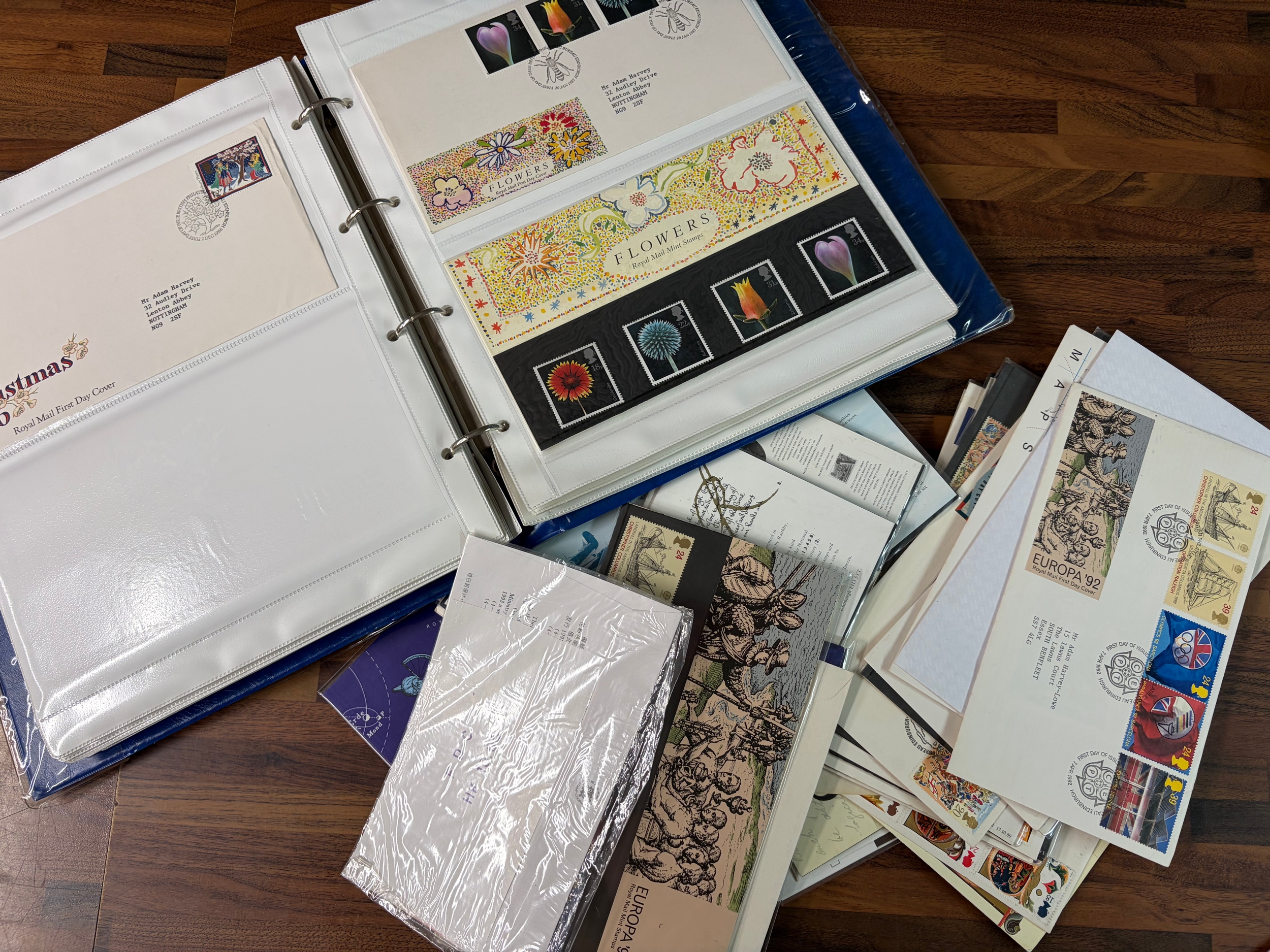A collection of various first day covers 