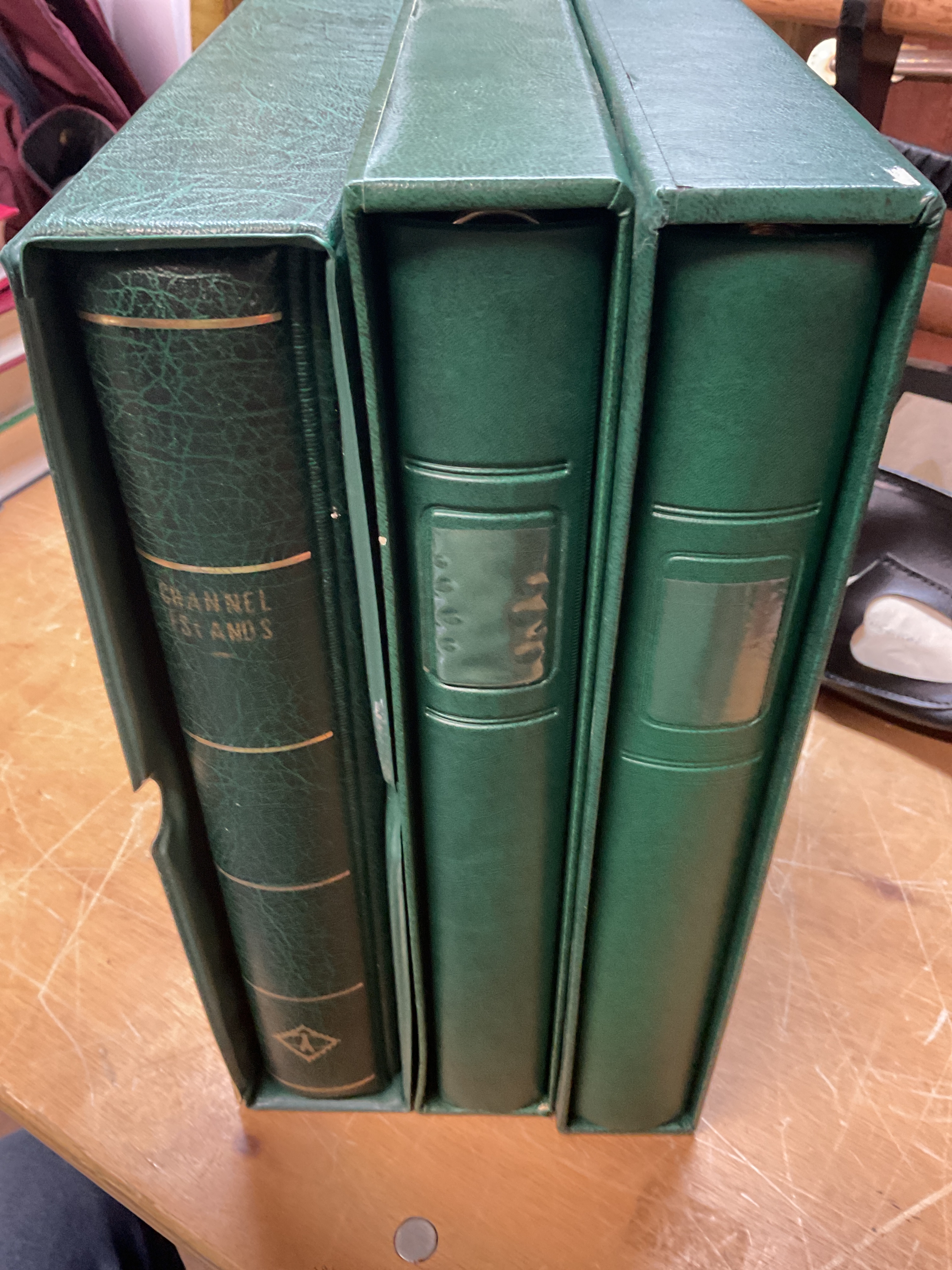 Three albums of mint Channel Islands and IOM.