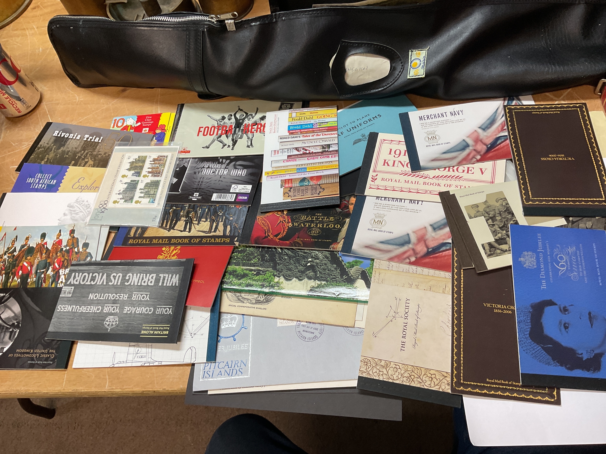 Qty of mint stamp books and prestige books.