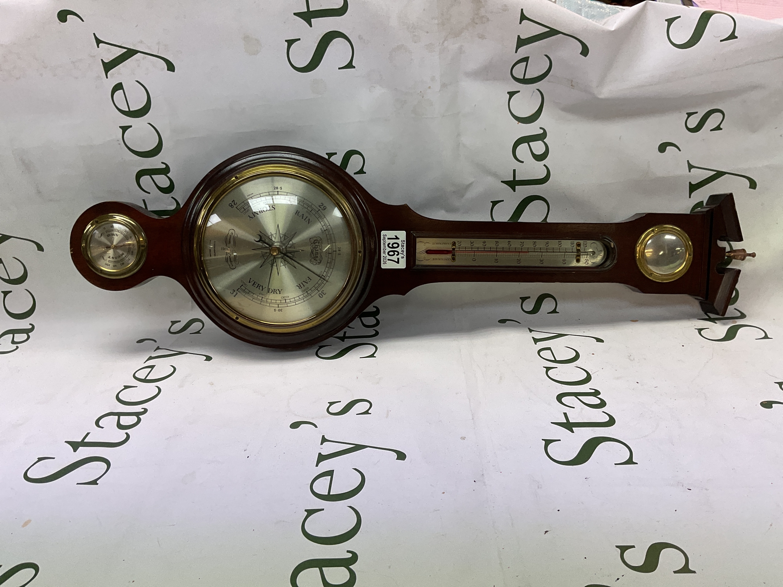 Committi aneroid barometer in old style.