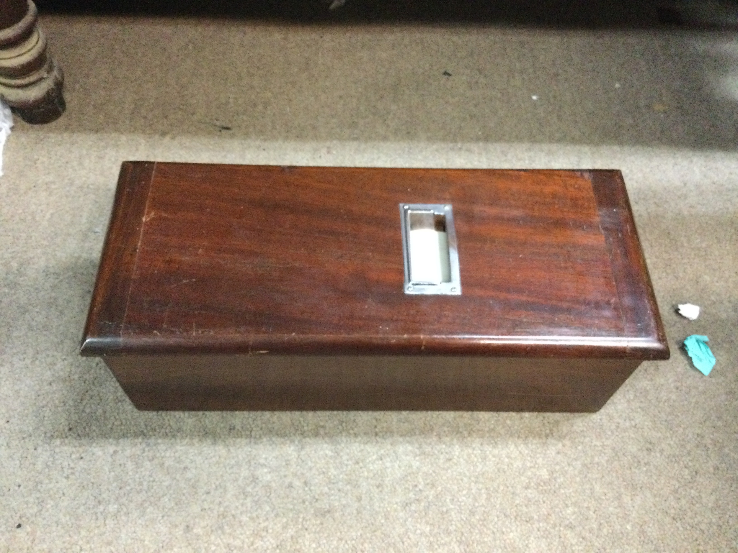 Wooden top till 