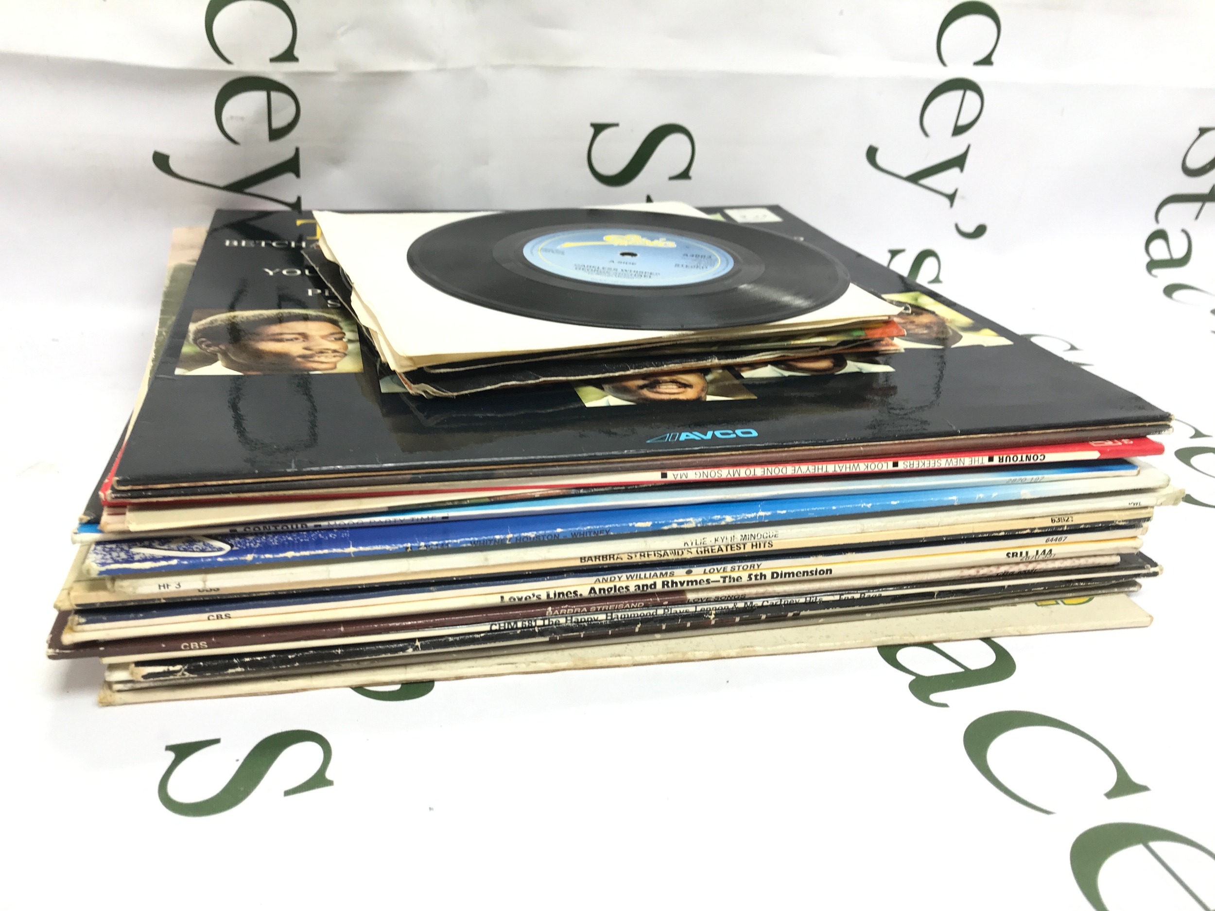 A Collection of vinyl records 