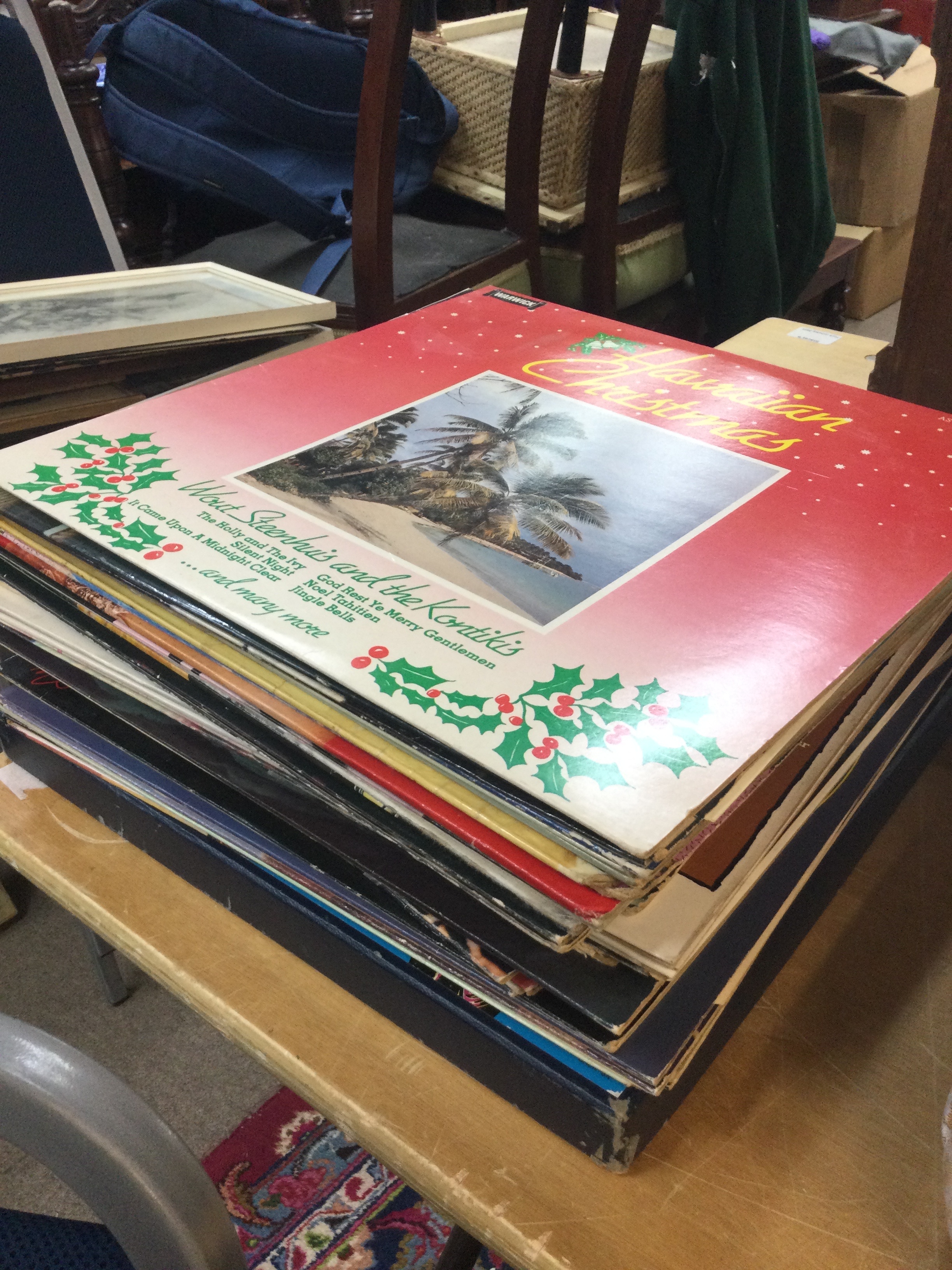 Quantity of LPs including Nat King Cole, Meatloaf etc