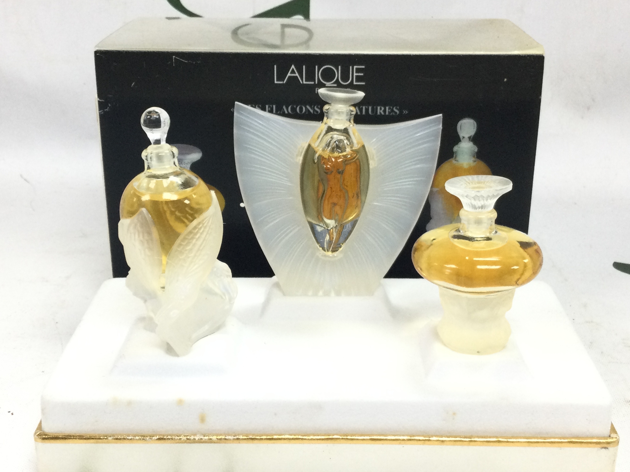 Lalique Les Flacons miniatures boxed perfume set 