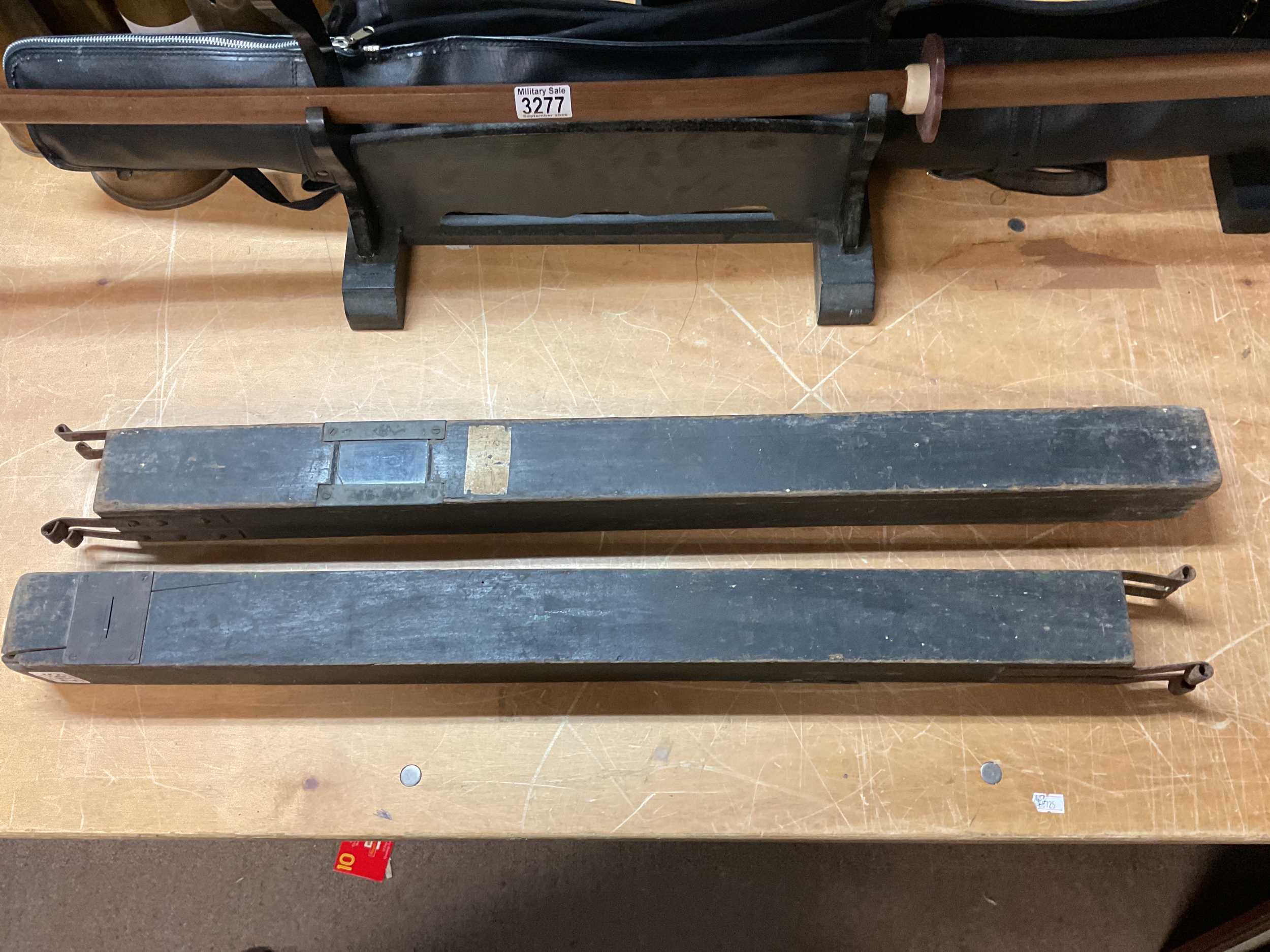 1930s railway cyclic top periscopes for measuring track elevation/depression.