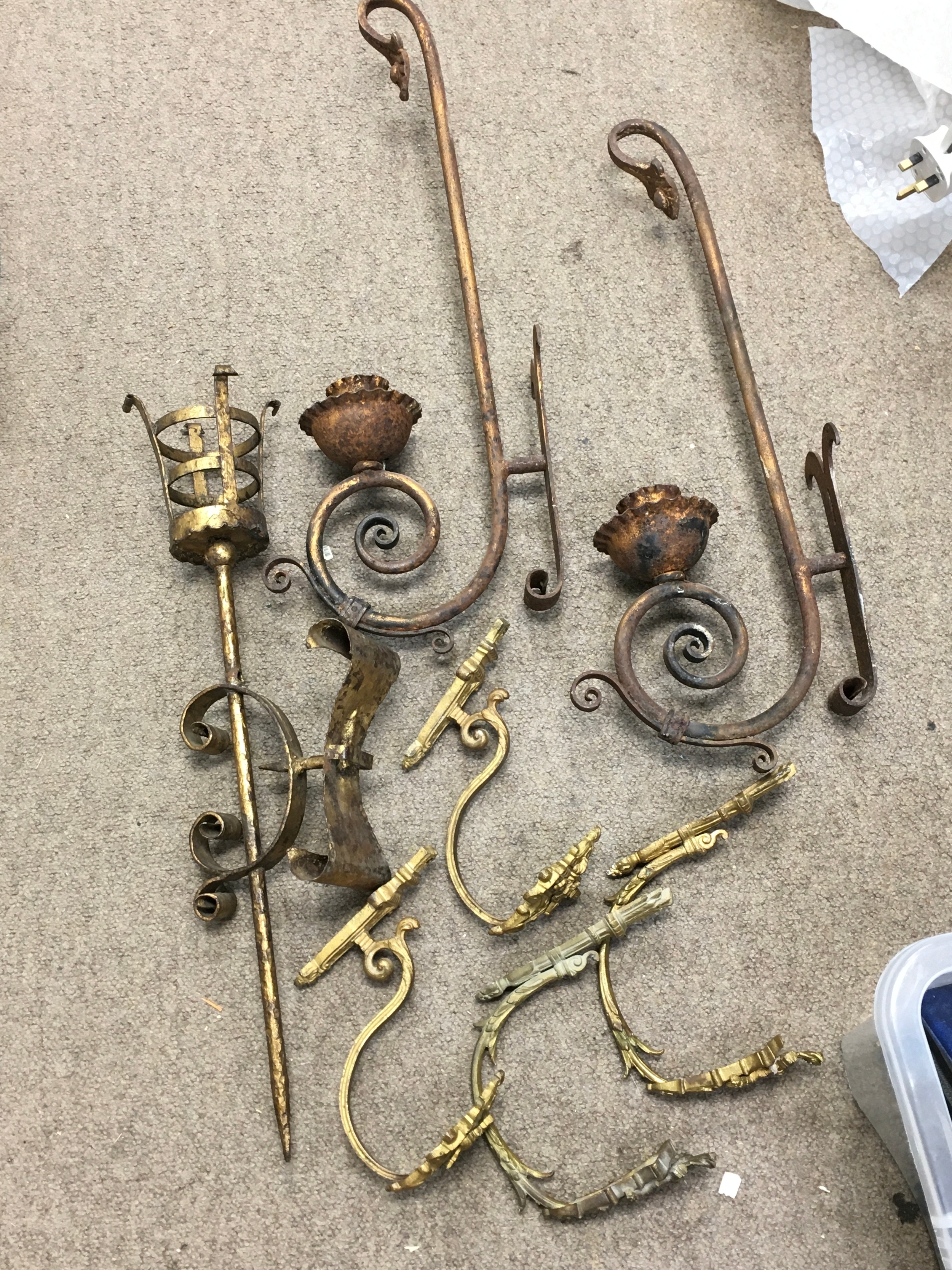 Continental wall sconces 