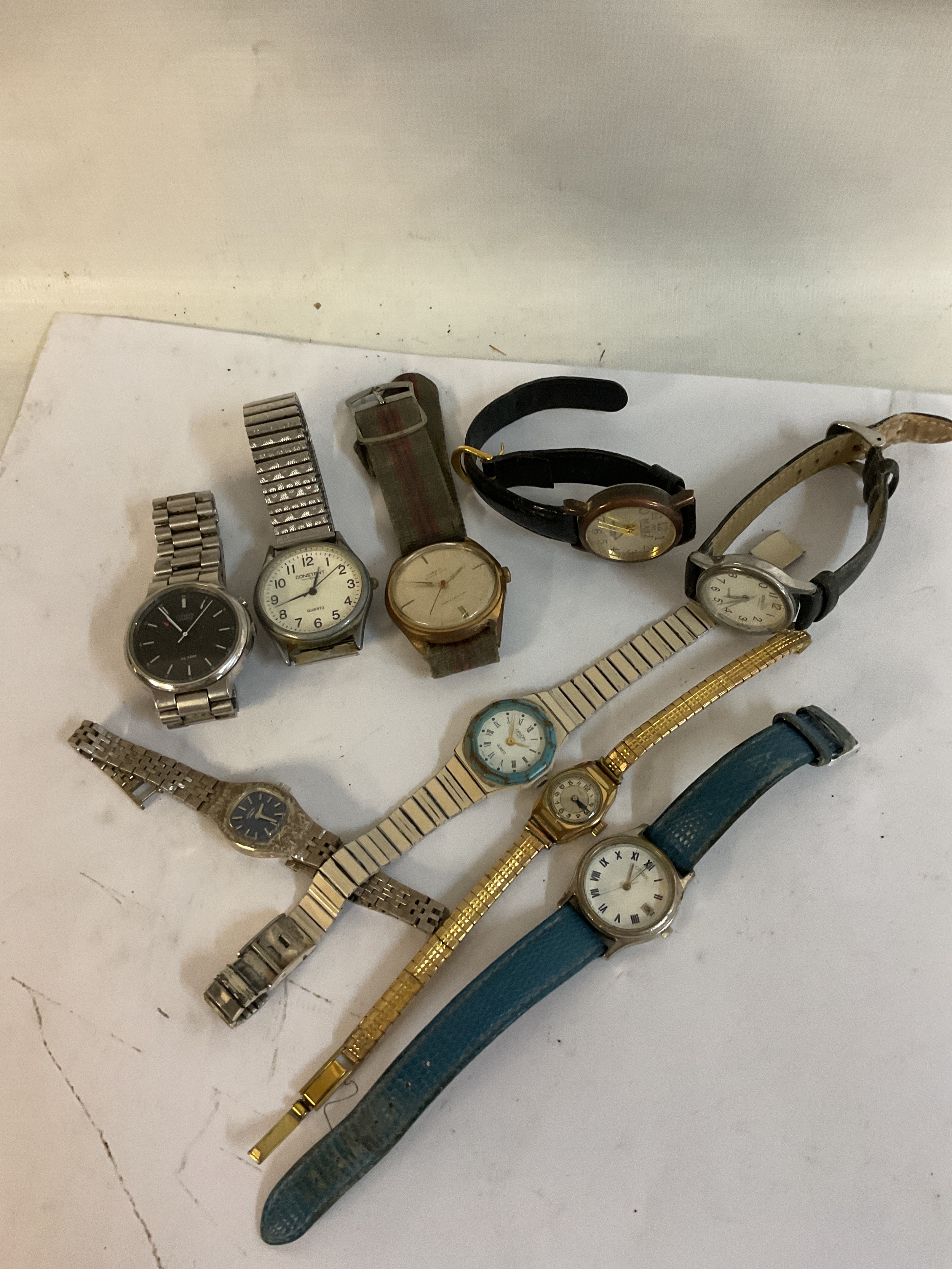 Qty vintage watches to include Oris, Citizen, etc. NO RESERVE