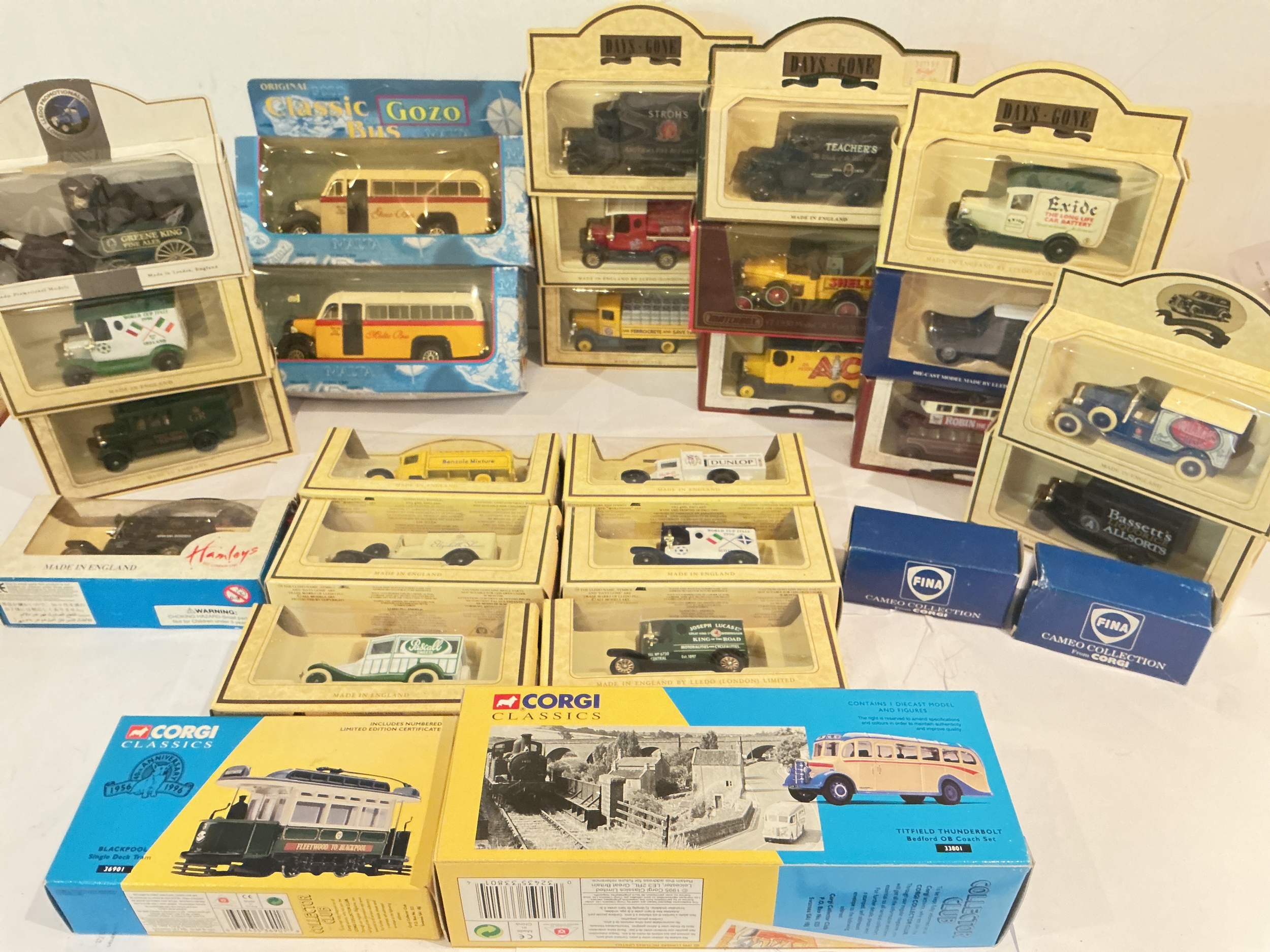 A collection Of Boxed Lledo Days Gone, Corgi Classics Etc. No Reserve.(2)