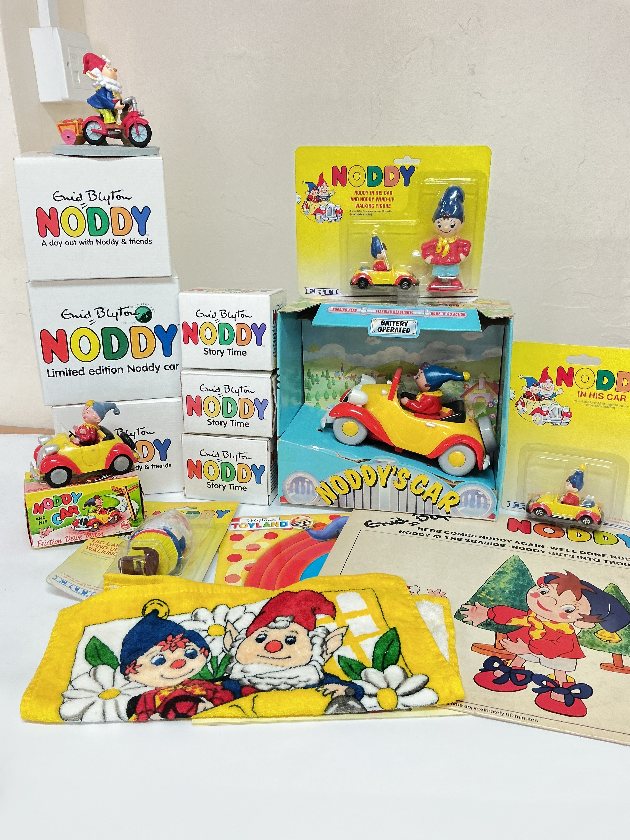 A Collection Of Noddy Ephemera Including Toys, And Figurines. No Reserve.
