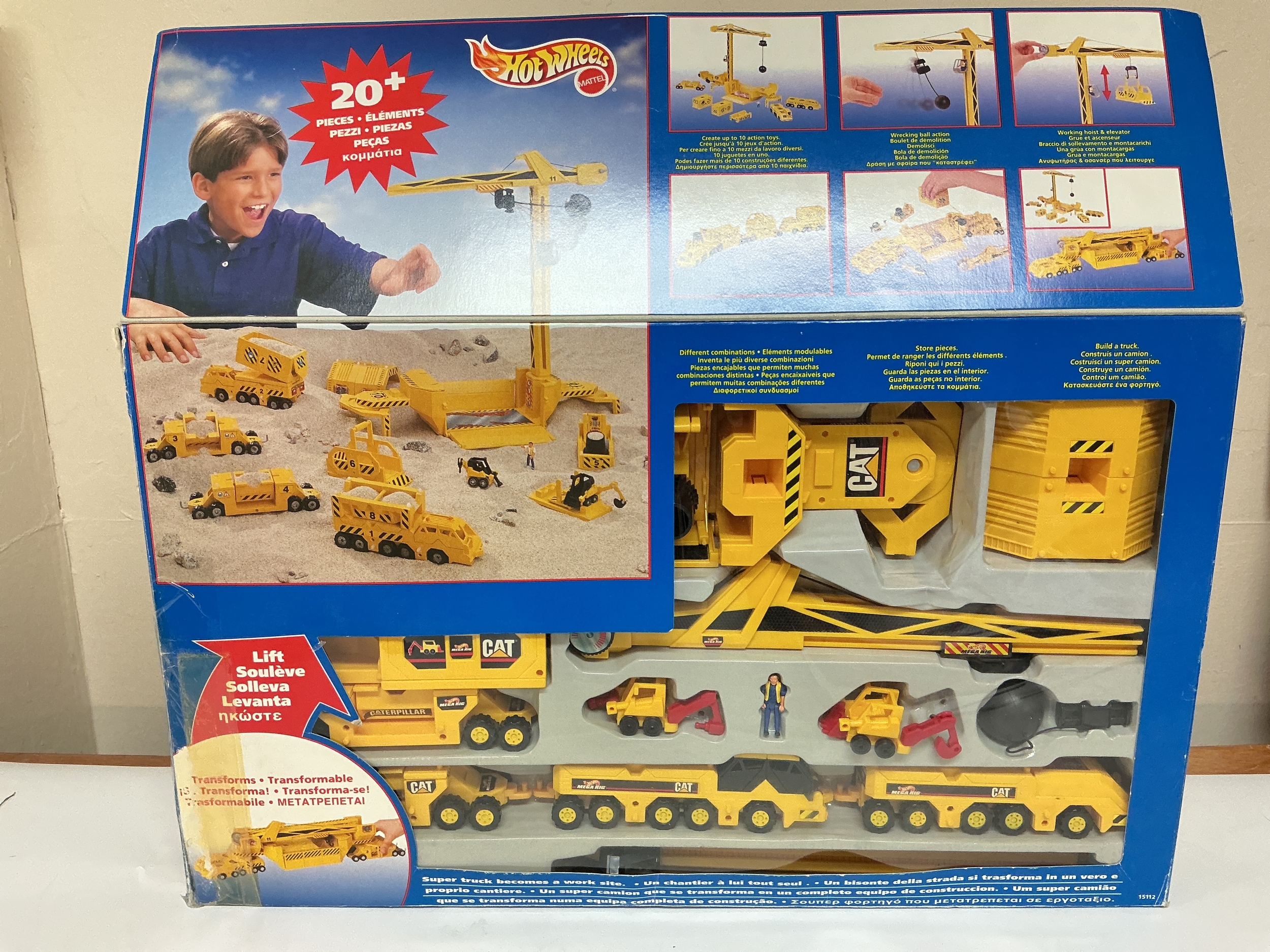 A Boxed Hotwheels Megarig And A Loose Set With Instructions.(2).