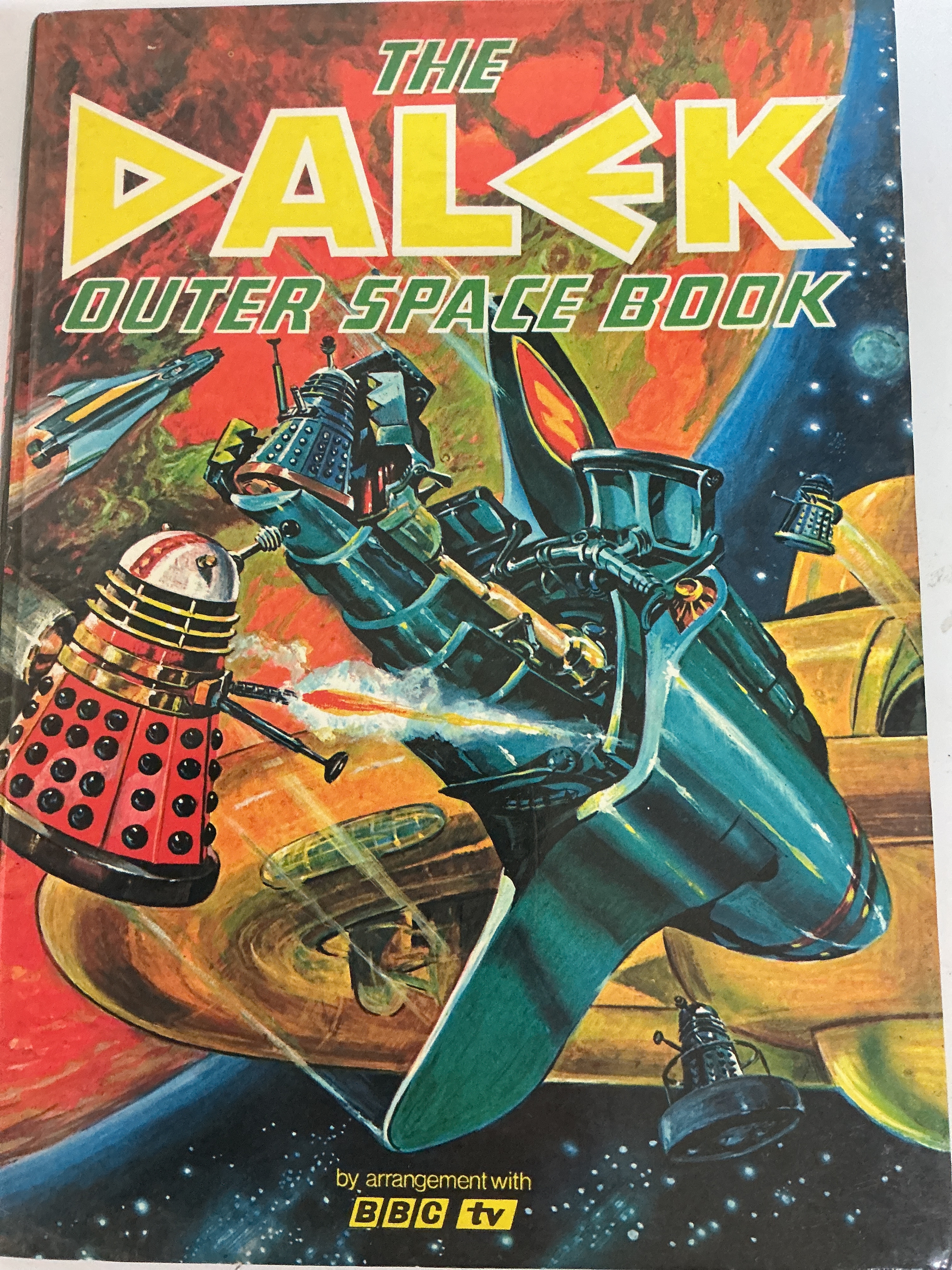 A BBC The Dalek Outer Space Book Un Clipped.