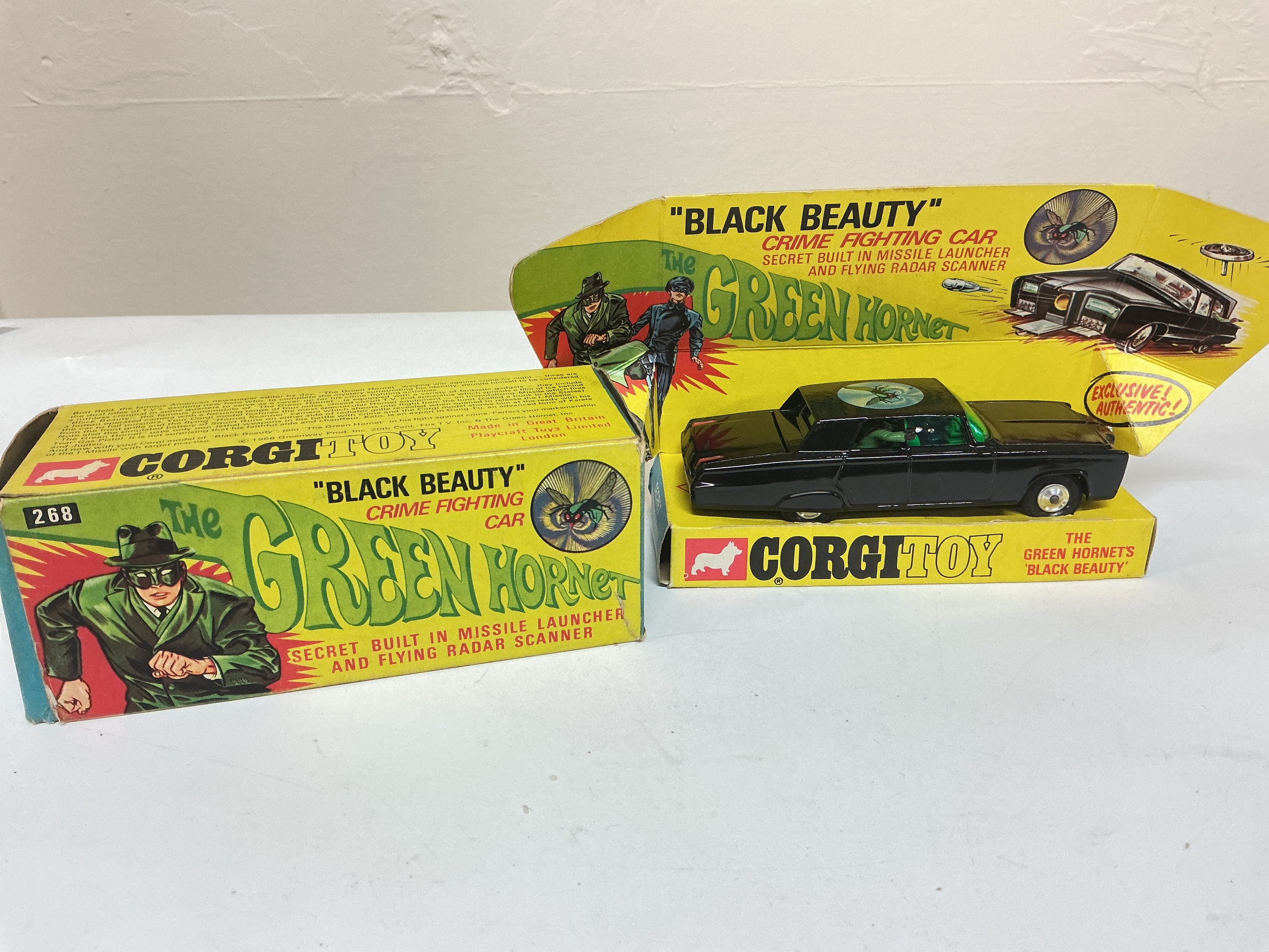 A Boxed Corgi The Green Hornets Black Beauty #268. No Reserve.