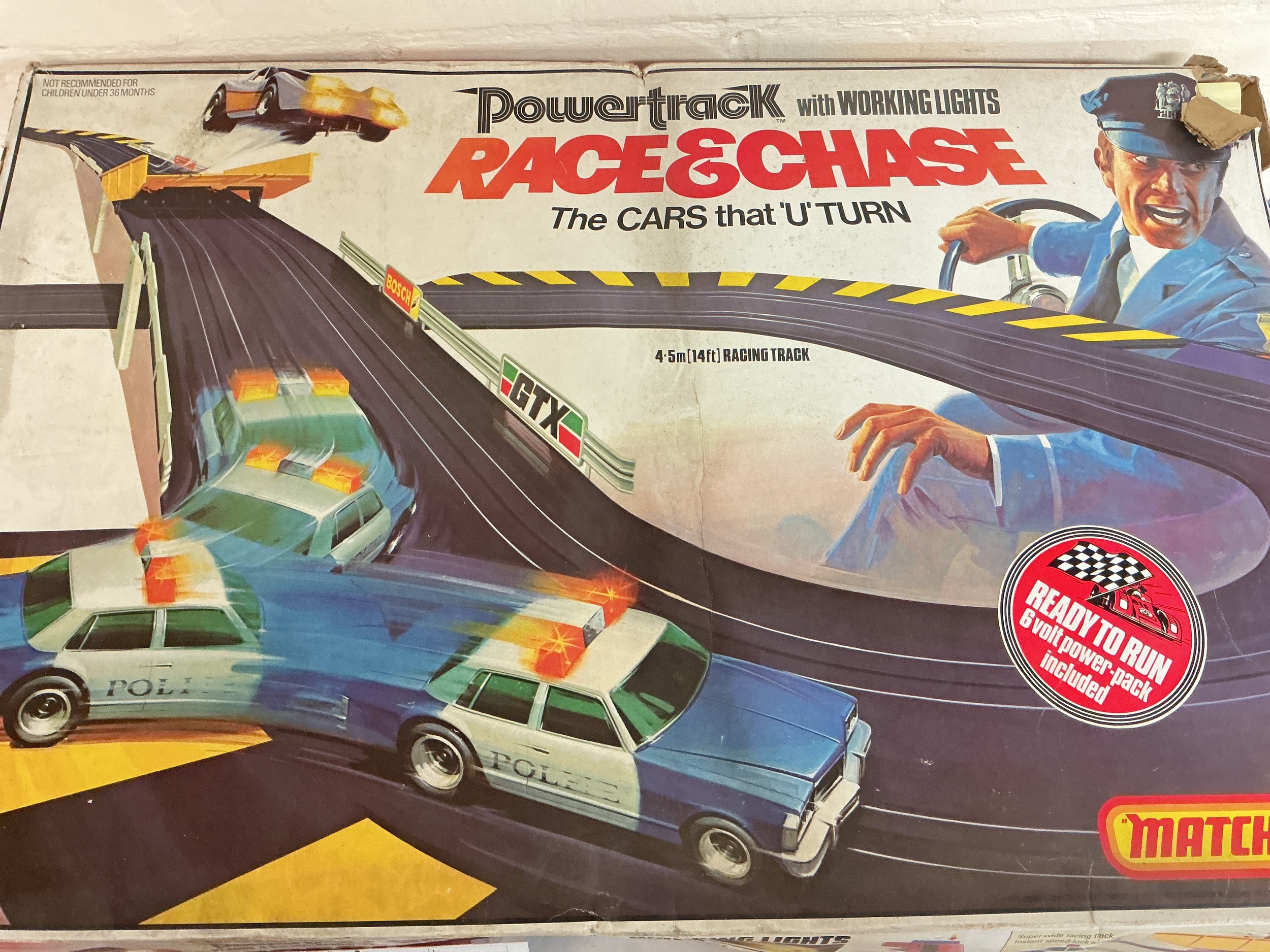 A Boxed Matchbox Race And Chase Set With 6 Extra Cars. No Reserve. (2)