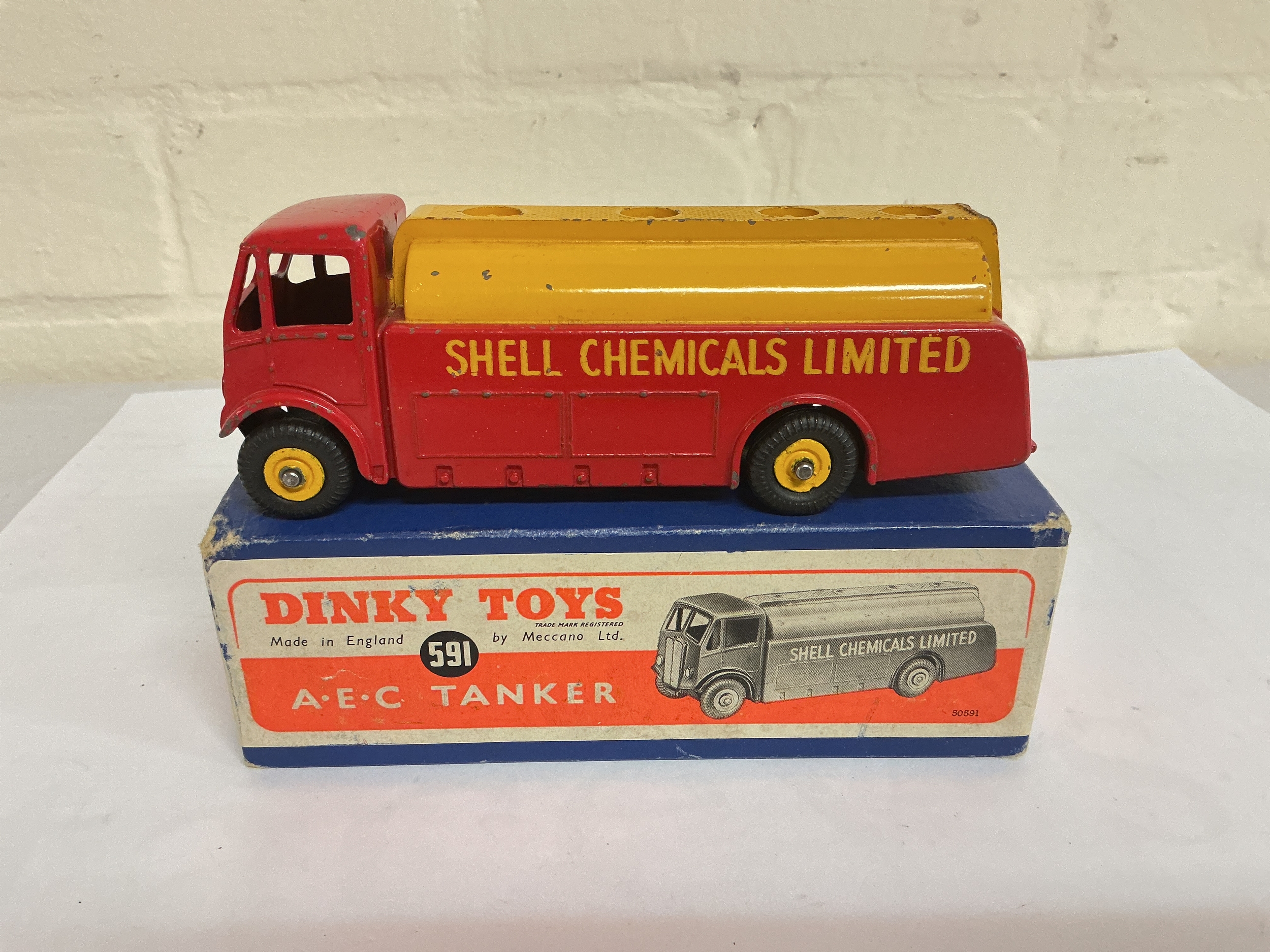 A Boxed Dinky A.E.C. Tanker #591.