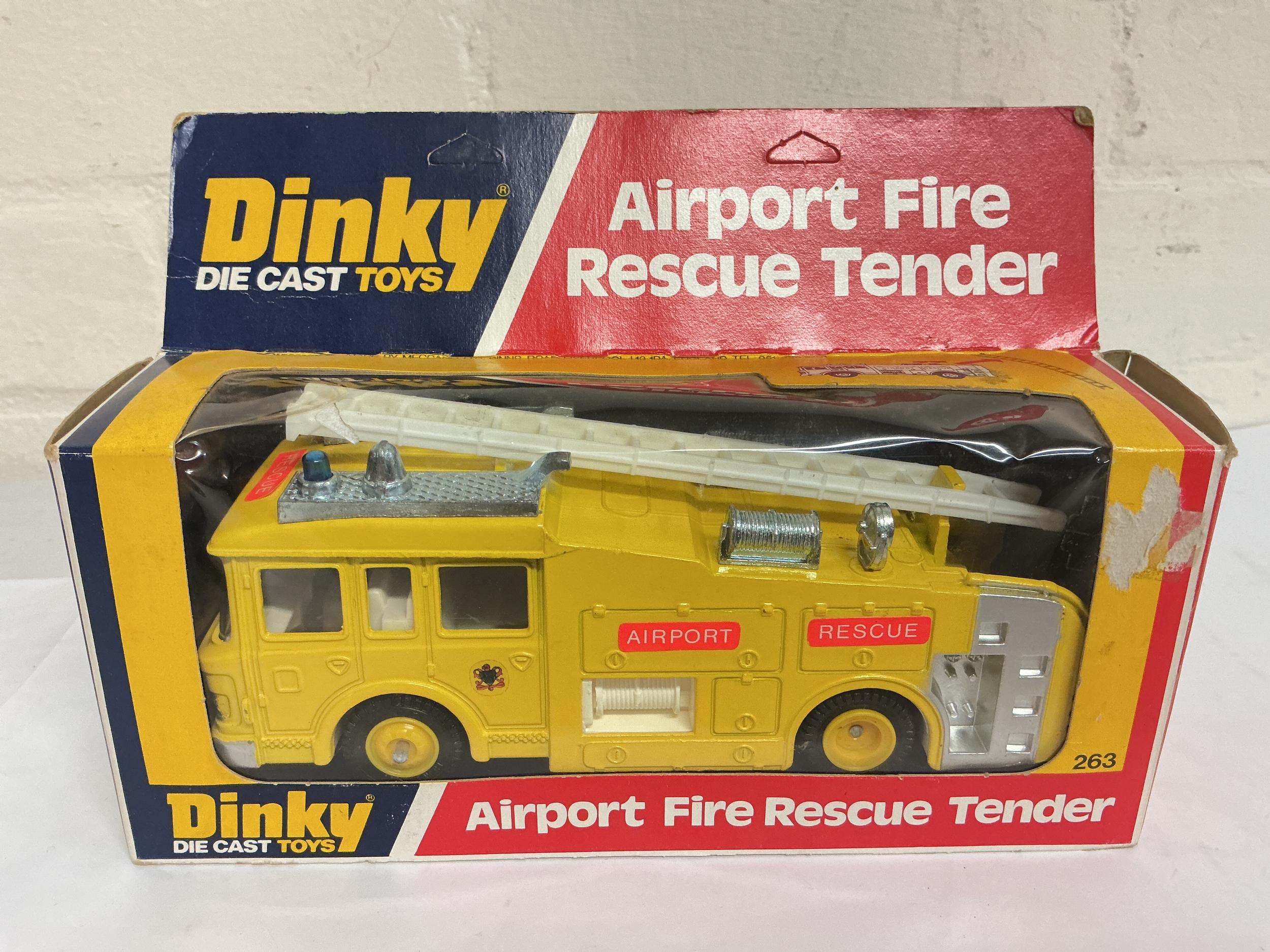 A Boxed Dinky Toys Airport Fire Rescue Tender #263. No Reserve.