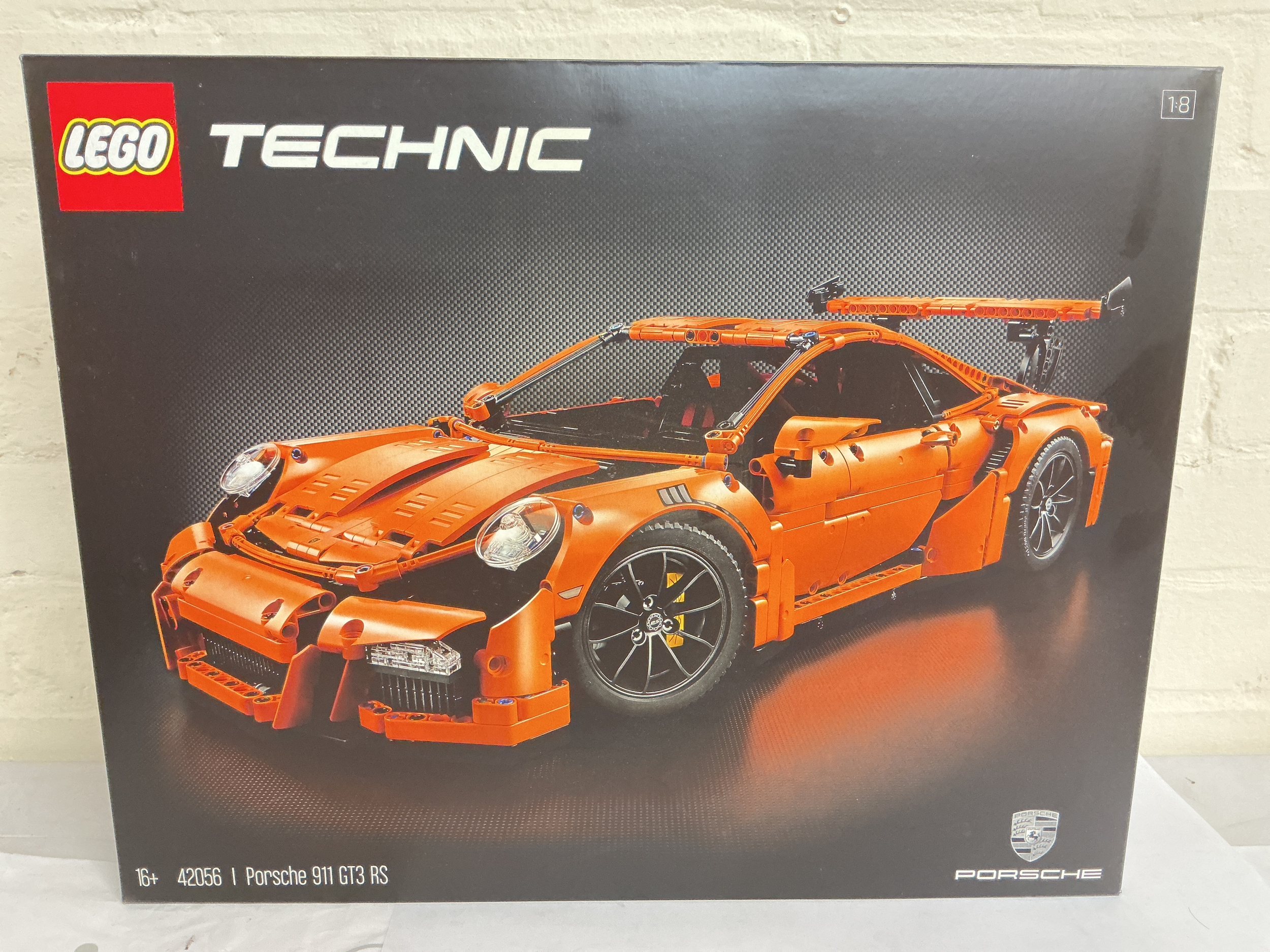 A Boxed And Sealed Lego Porsche 911 GT3 RS #42056. 1/8 Scale. With Shipping Box.