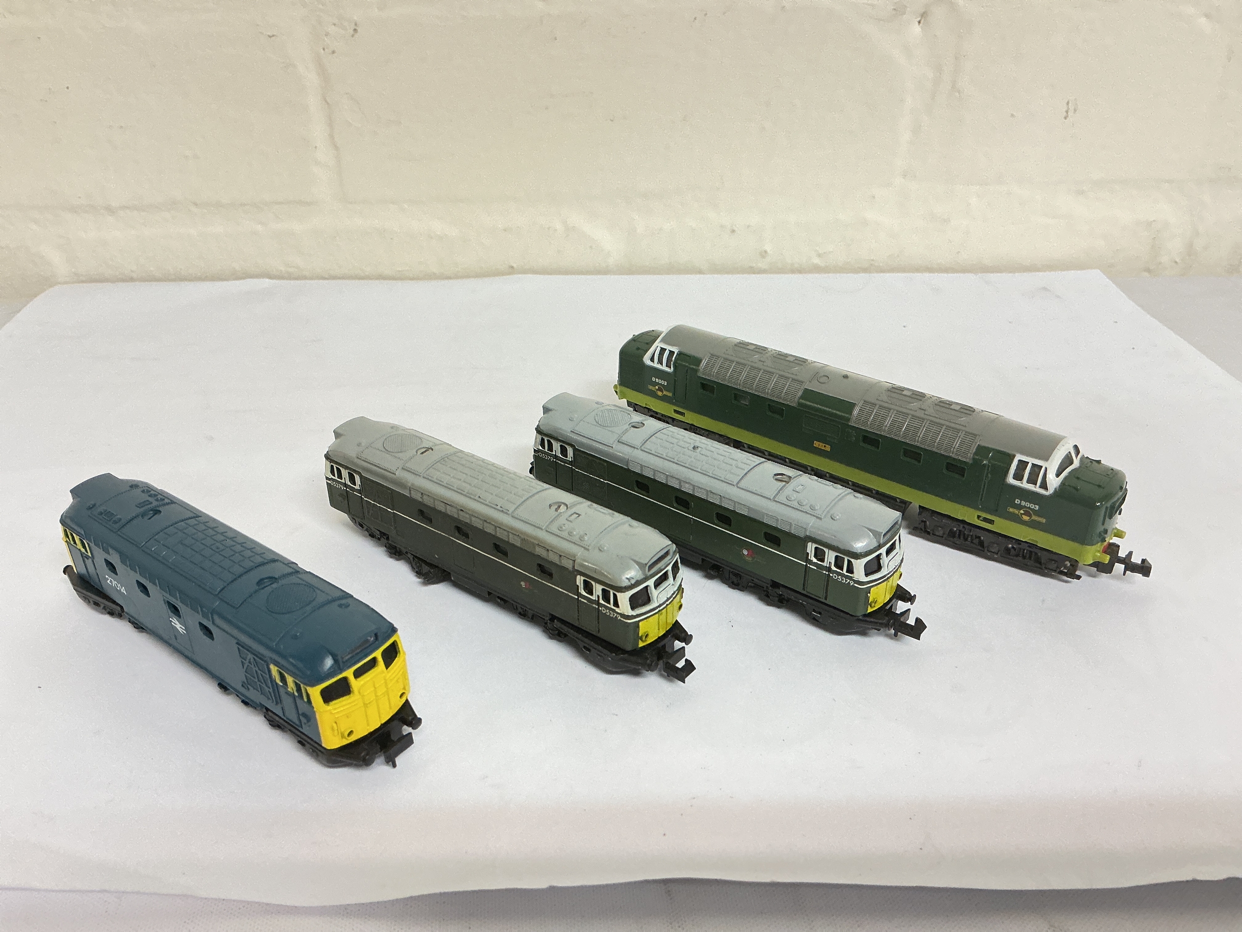 4 N Gage Locomotives All Diesels. No Reserve.