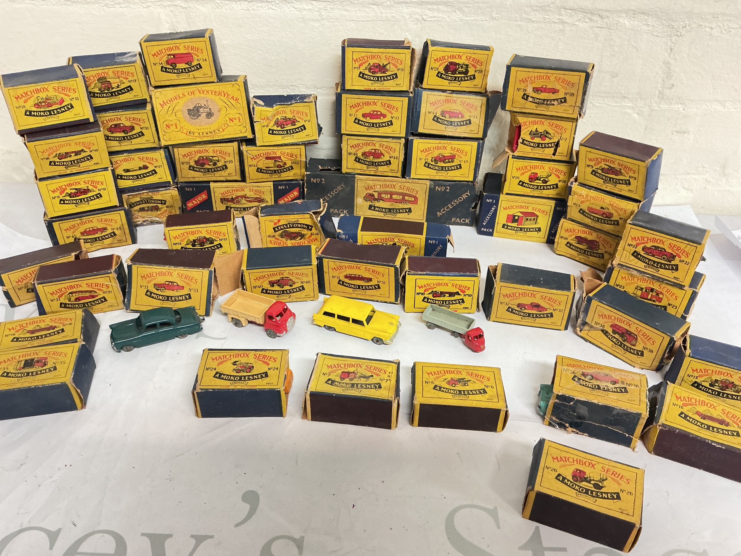 A Collection Of Boxed Vintage Diecast, boxes Are In Various States.