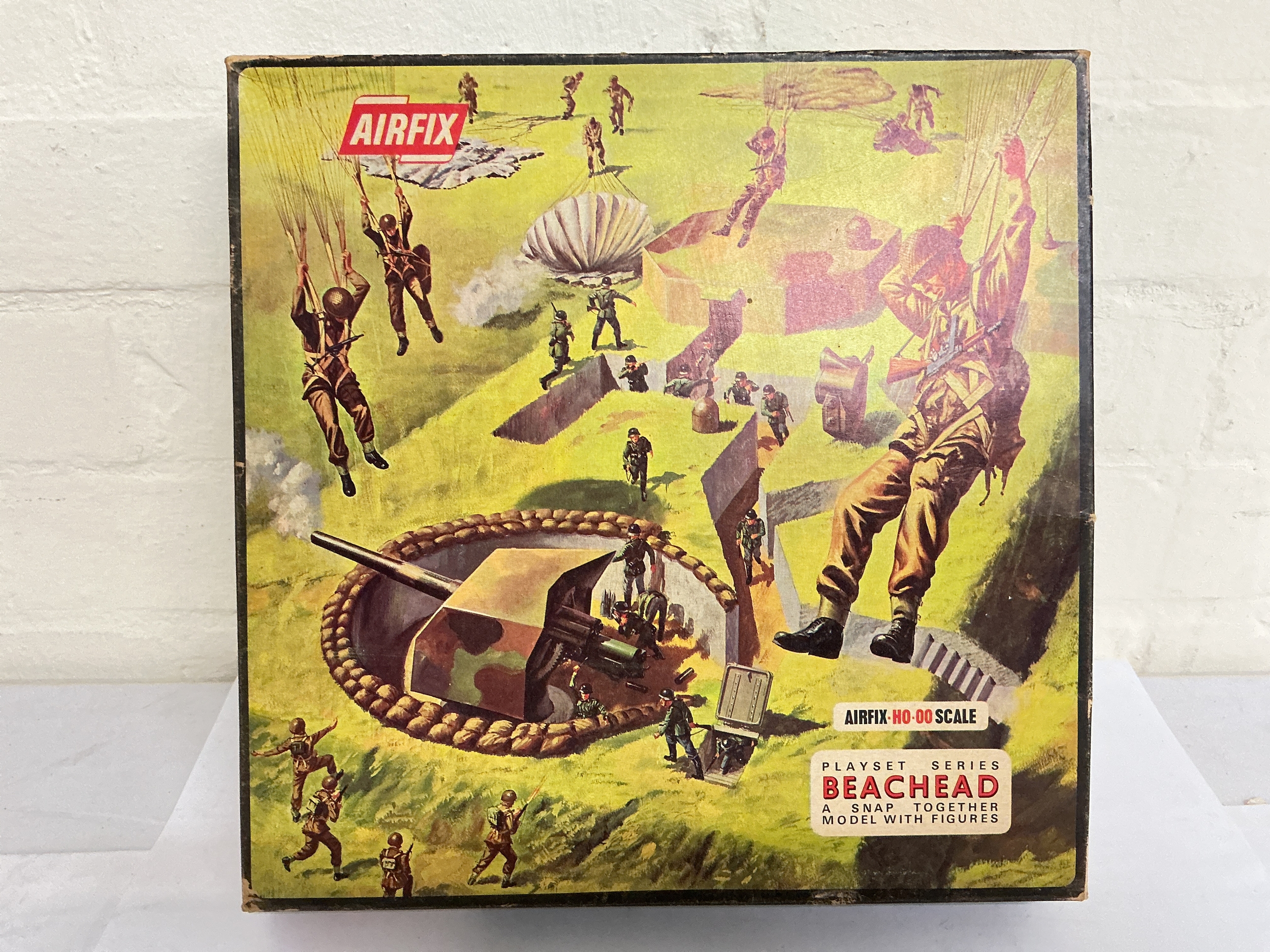 A Boxed Airfix Beachhead Playset. Parts Missing, including Boxed And Loose Figures.