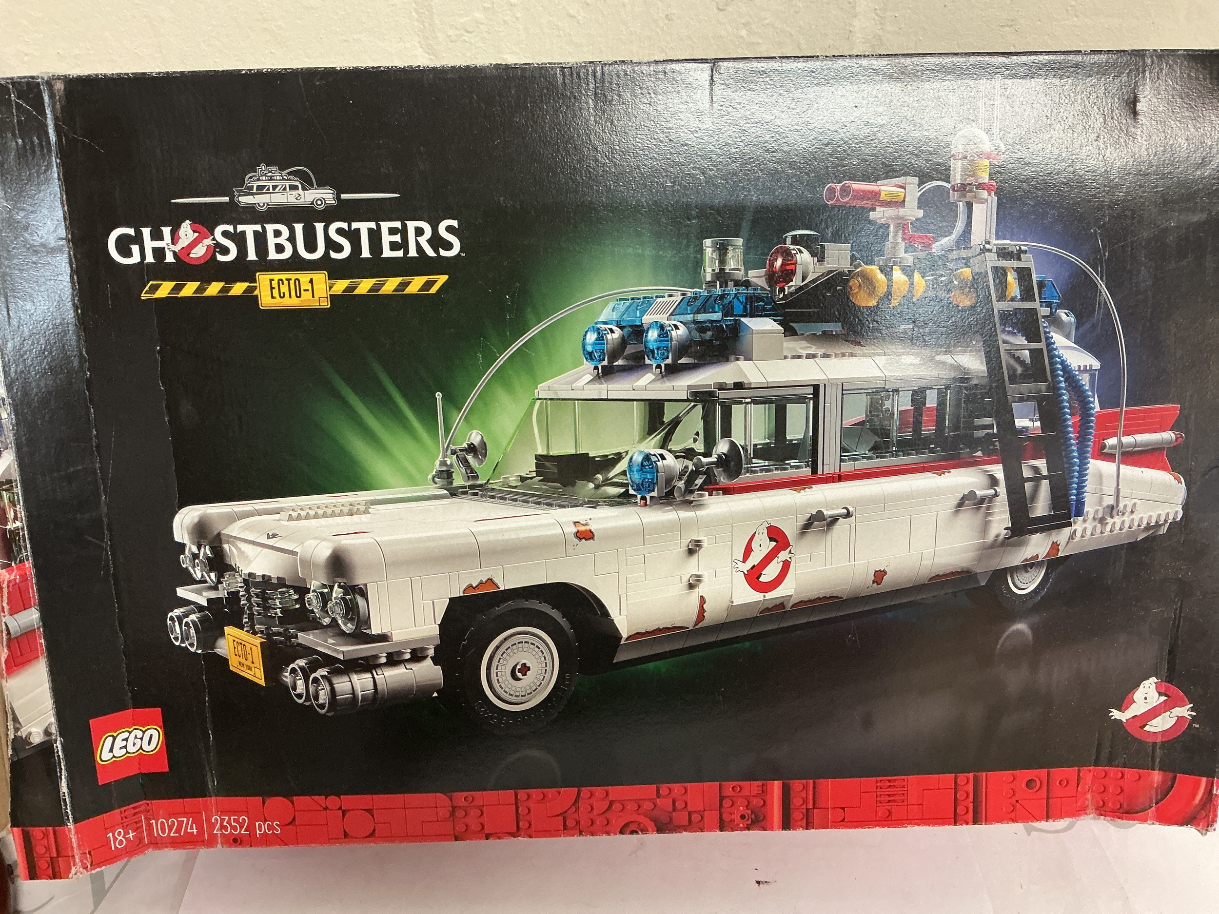 A Boxed Lego Ghostbusters Ecto-1, Box Has Been Opened But Appears To Be Complete.#10274. No Reserve.