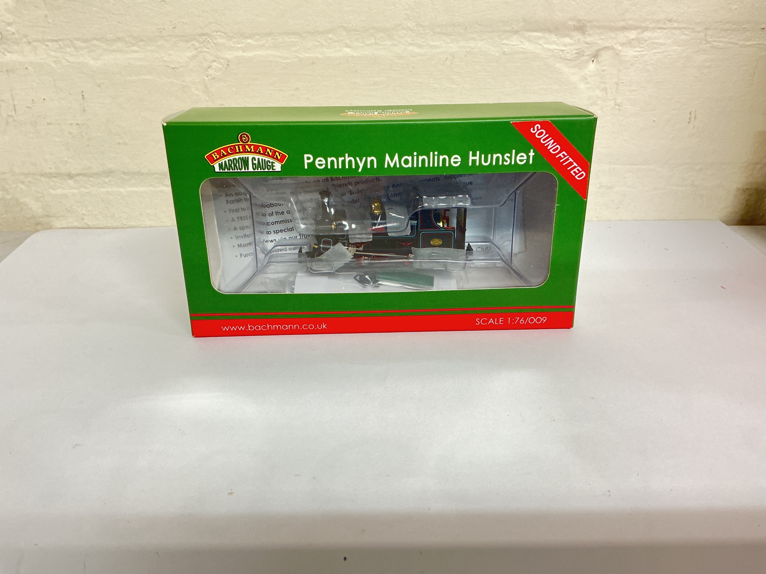 A Boxed Bachmann Narrow Gauge Hunslet 0-4-OST Charles Penrhyn Quarry Railway Lined Black. No Reserve.