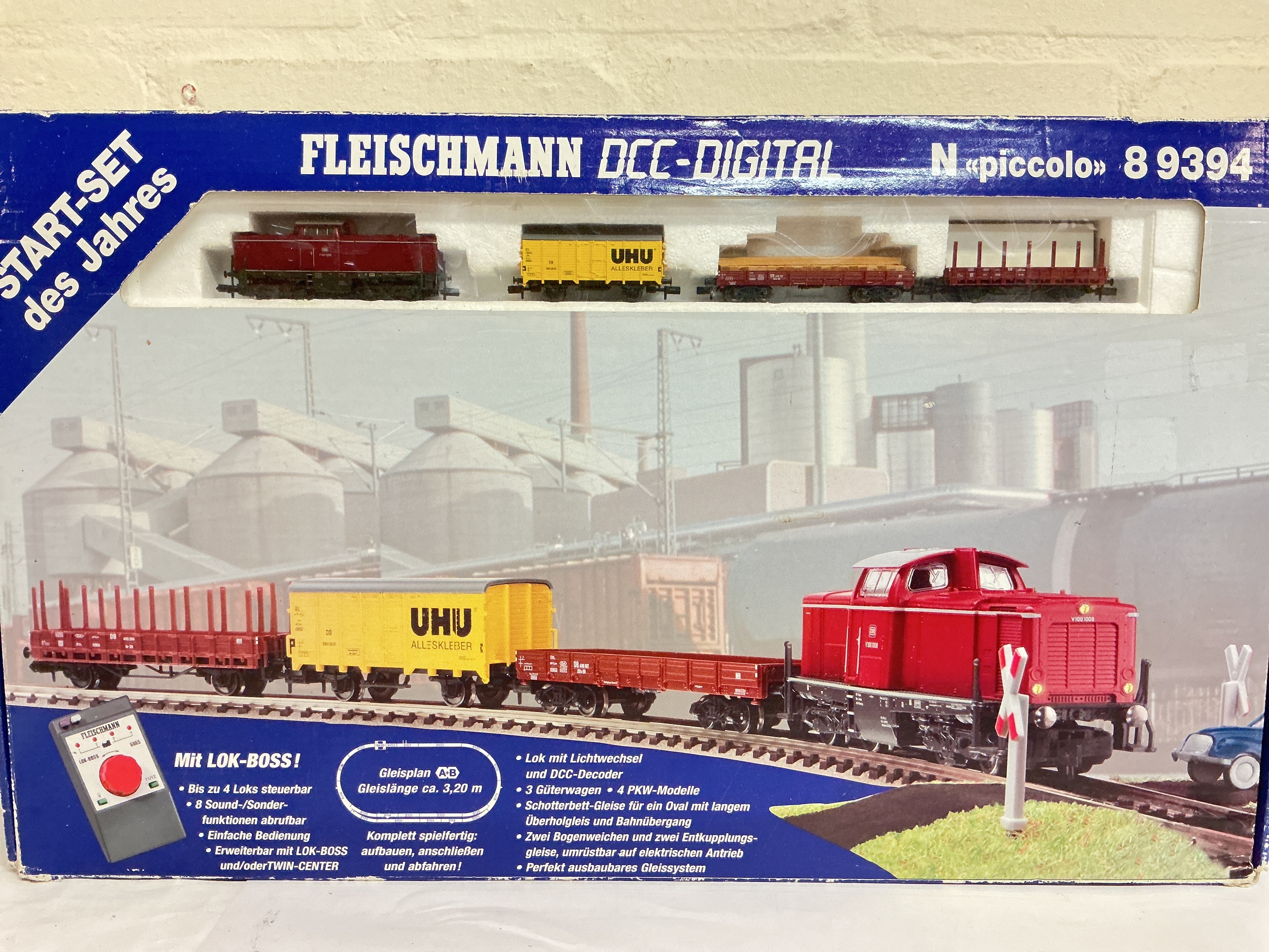 A Boxed Fleischmann Piccolo N Gauge DCC-Digital Start-Set. #89394. No Reserve.