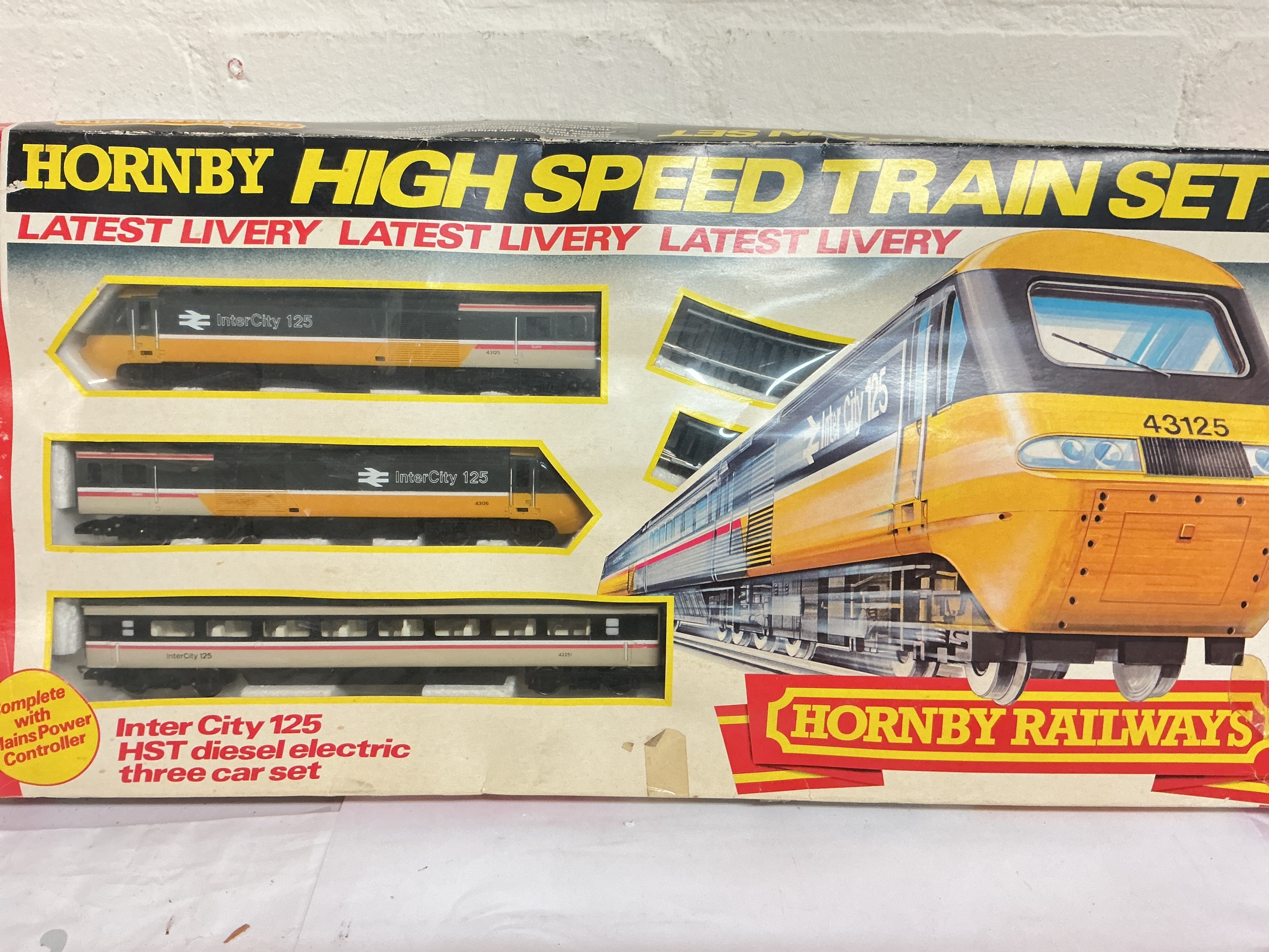 A Boxed Hornby 00 Gauge Inter City 125 Set.  No Reserve