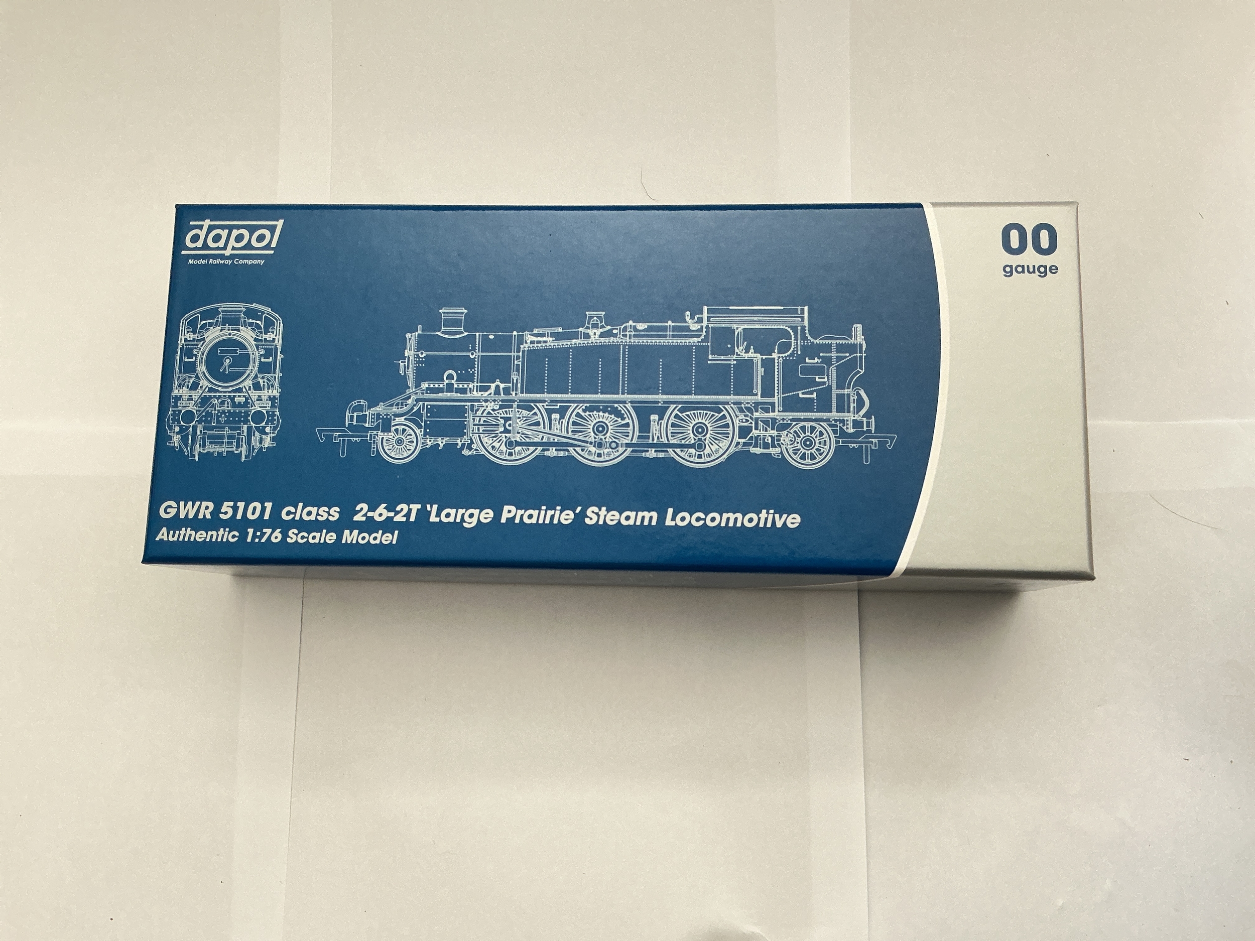 A Boxed Dapol GWR 5101 Class 2-6-2T Large Prairie Steam 00 Gauge Locomotive. 4S-041-006. No Reserve