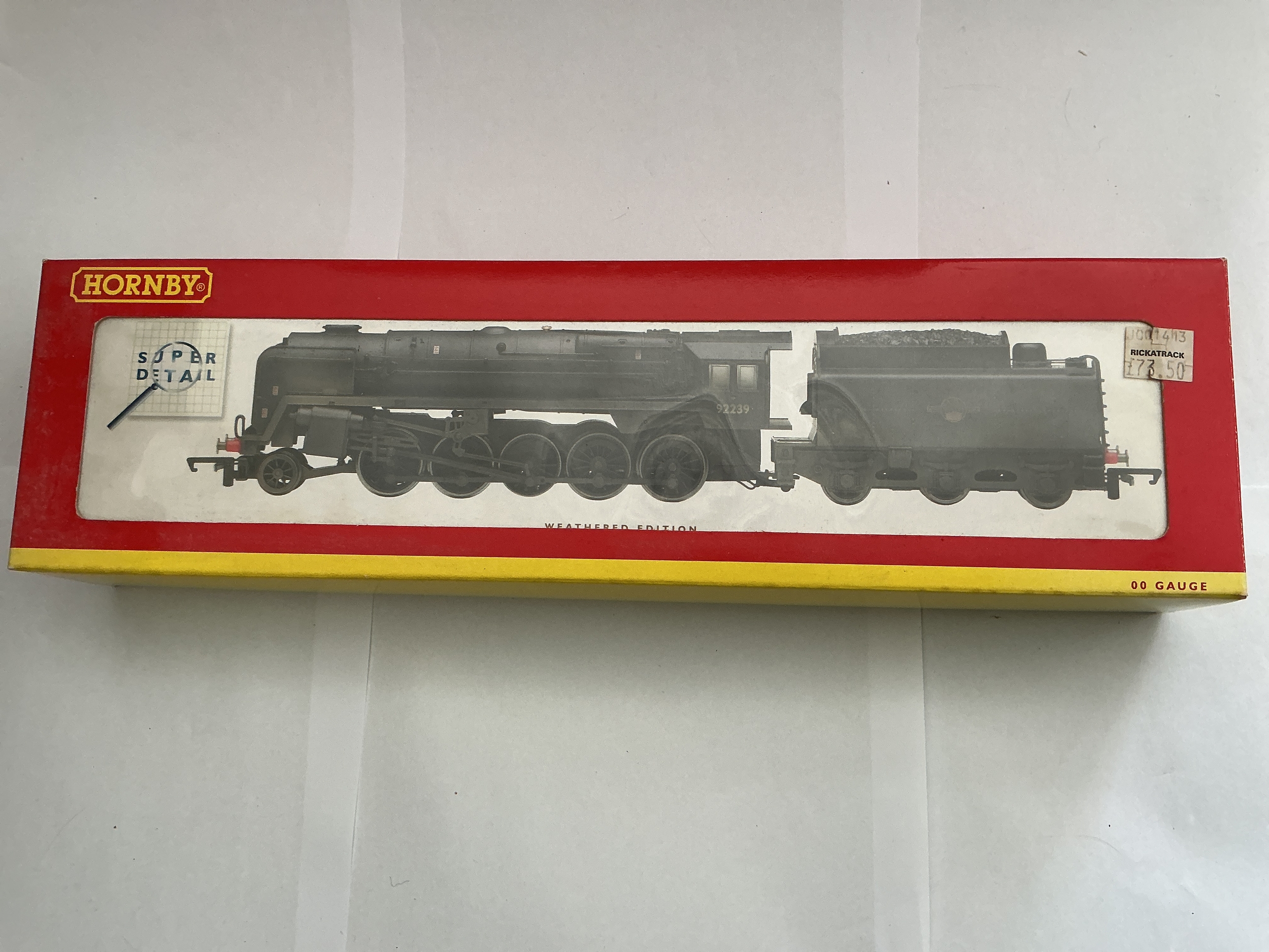A Boxed Hornby Super Detail BR 2-10-0 Class 9F 00 Gauge Locomotive. #R2248. No Reserve. 