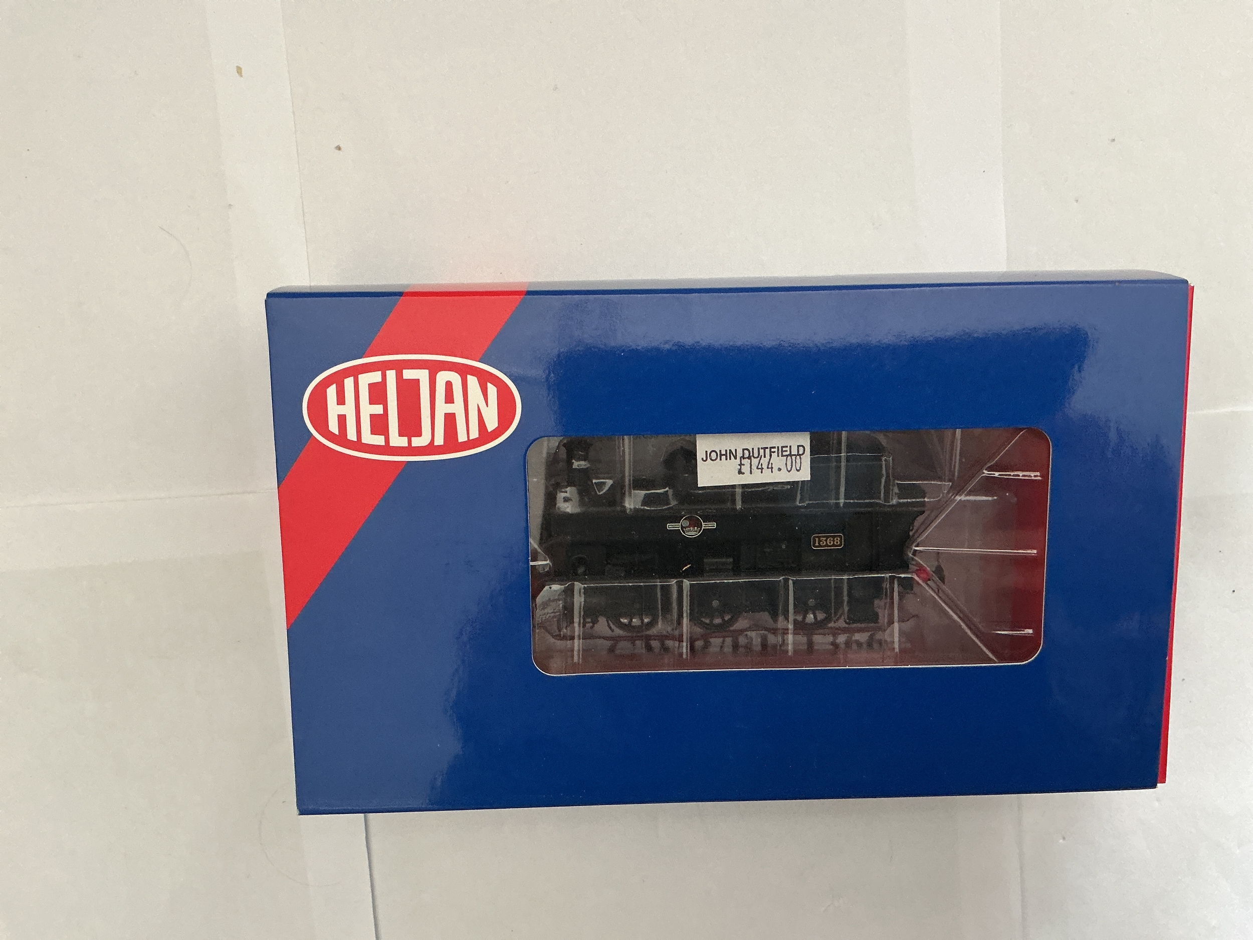 A Boxed Heljan 1368 BR Black Late Crest 00 Gauge Locomotive. 1324. No Reserve. 
