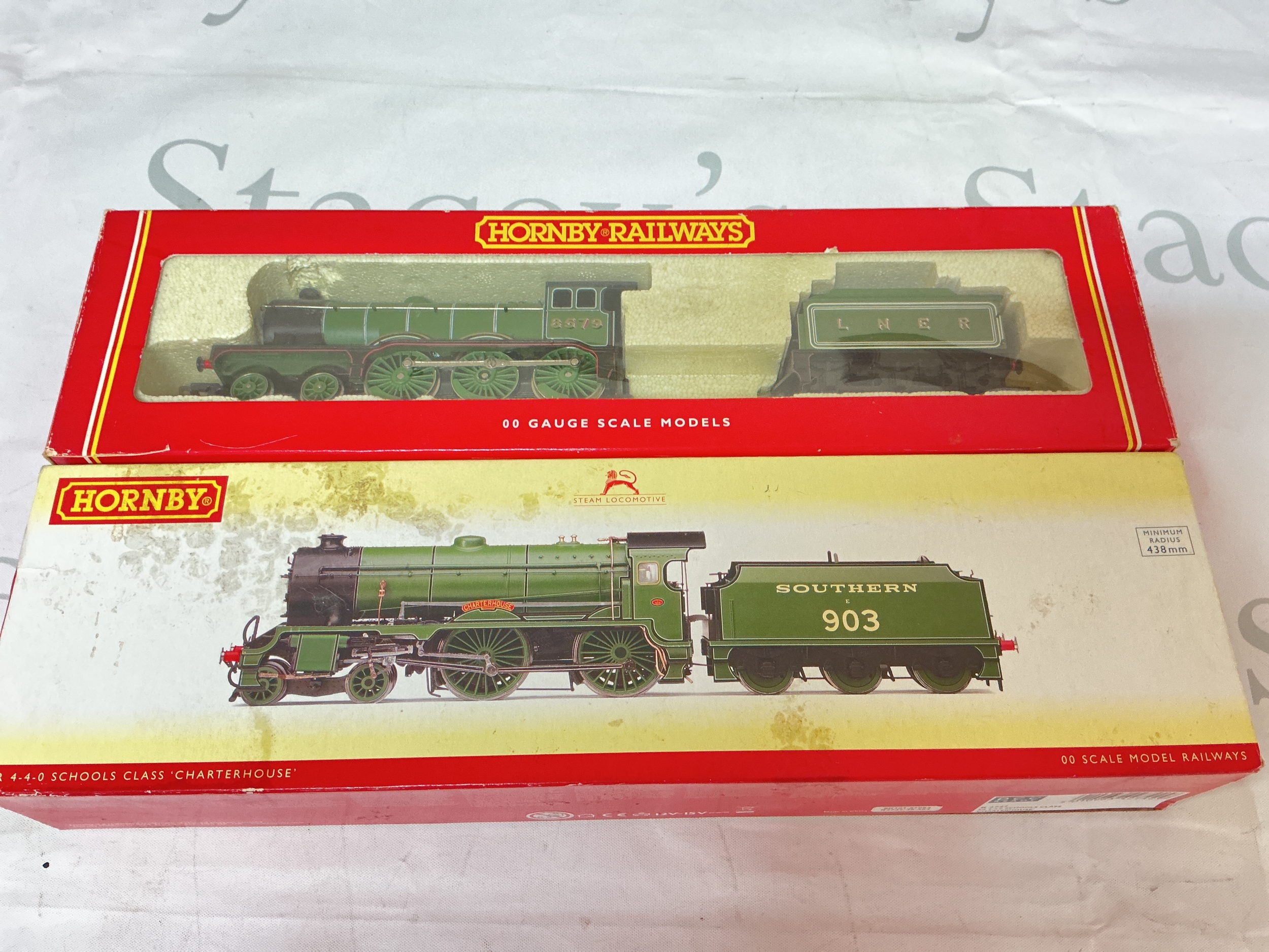2 X Boxed Hornby 00 Gauge Locomotives, A SR 4-4-0 Schools Class Charterhouse #R2742 And A LNER Class B12/3 4-6-0 Locomotive #R284. No Reserve.