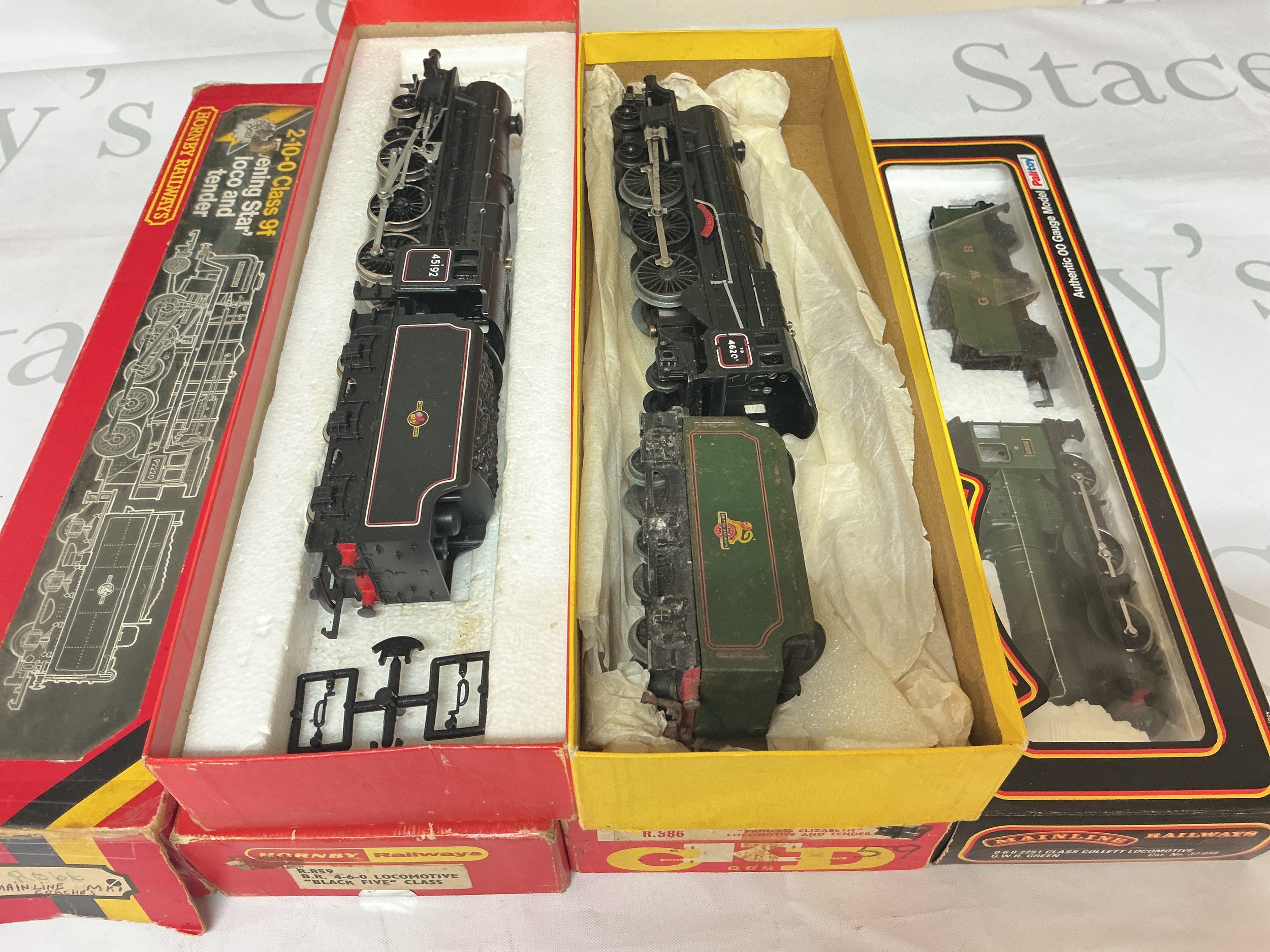 4 Boxed 00 Gauge Locomotives Including Mainline, Tri-Ang And Hornby. No Reserve.