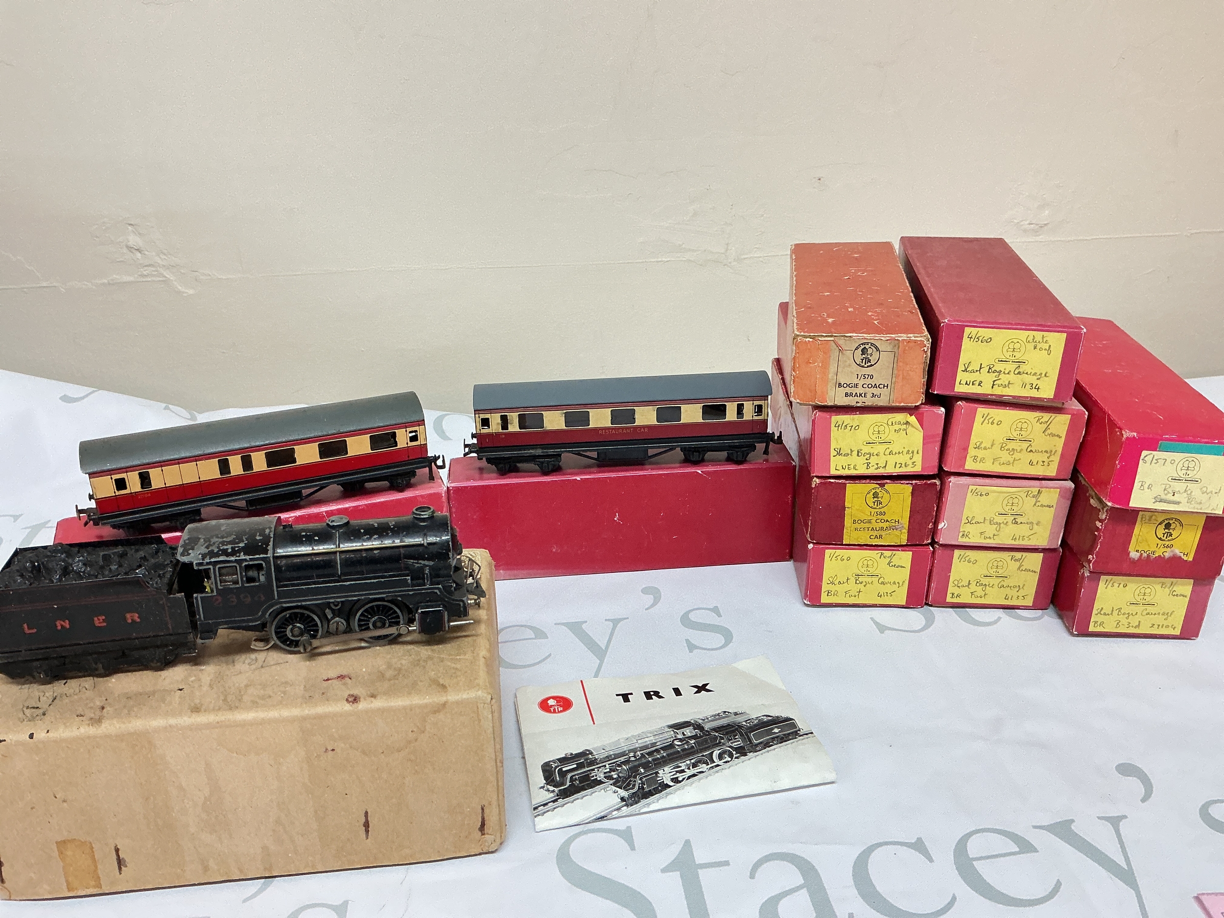 A Small Collection Of Boxed Trix Twin Rail. 