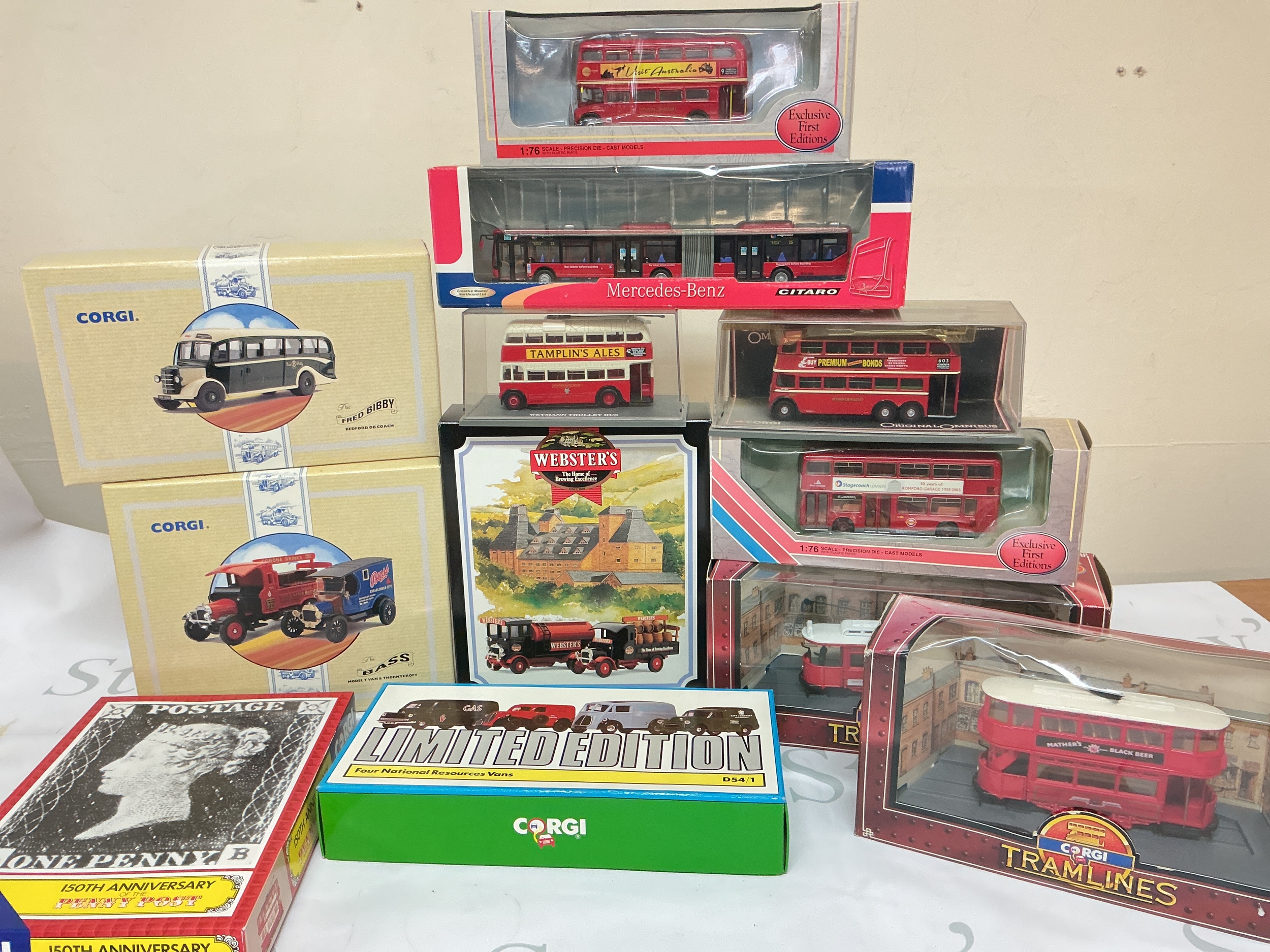 A Collection Of Boxed Corgi Classics, E.F.Es, Matcchbox Model Of Yesteryear. Etc. No Reserve.