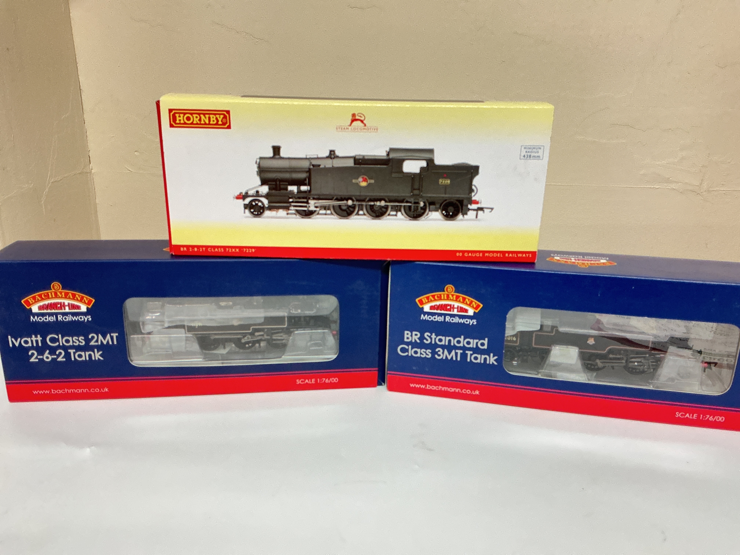 2 Boxed Bachmann 00 Gauge Locomotives And 1 Hornby. No Reserve.