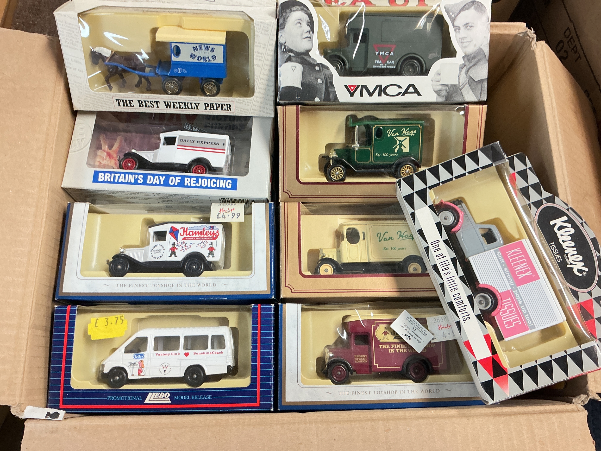 8 Boxes Containing Lledo Days Gone Including Lorries Approximately 500. No Reserve.