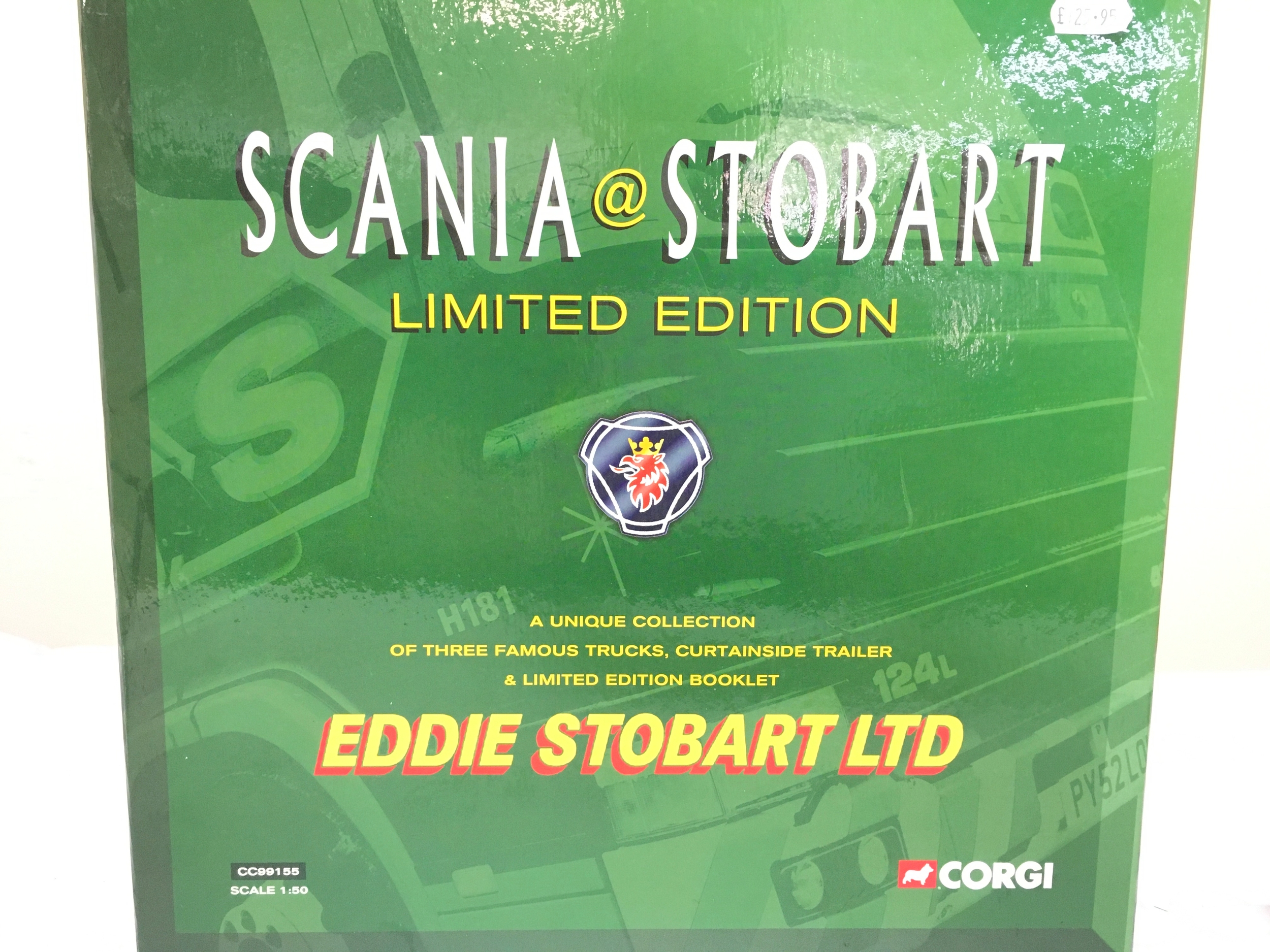 A Boxed Corgi Scania And Stobart Set #CC99155. 