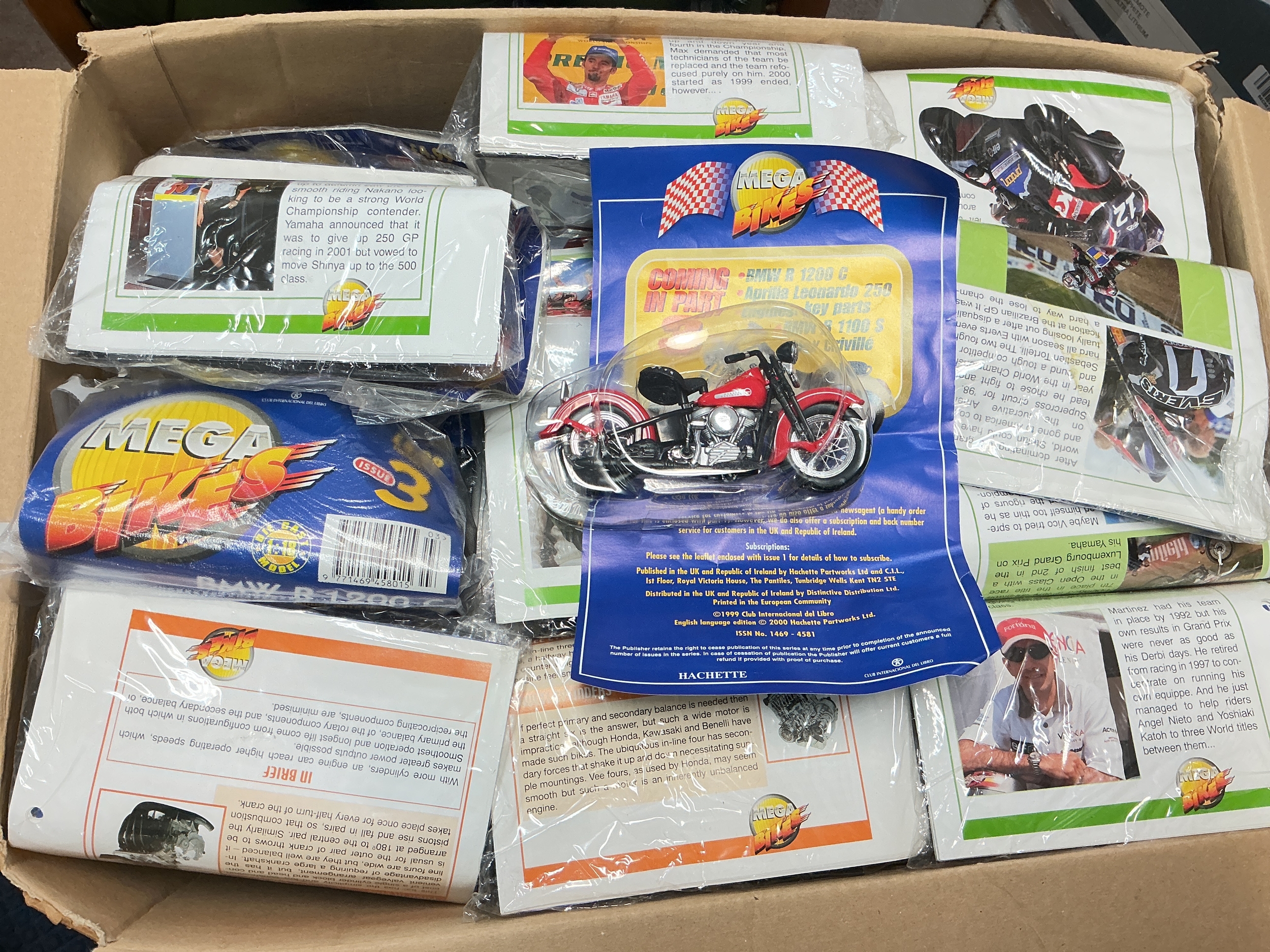 A Box Containing Maisto Mega Bike Collection approximately 40. No Reserve.