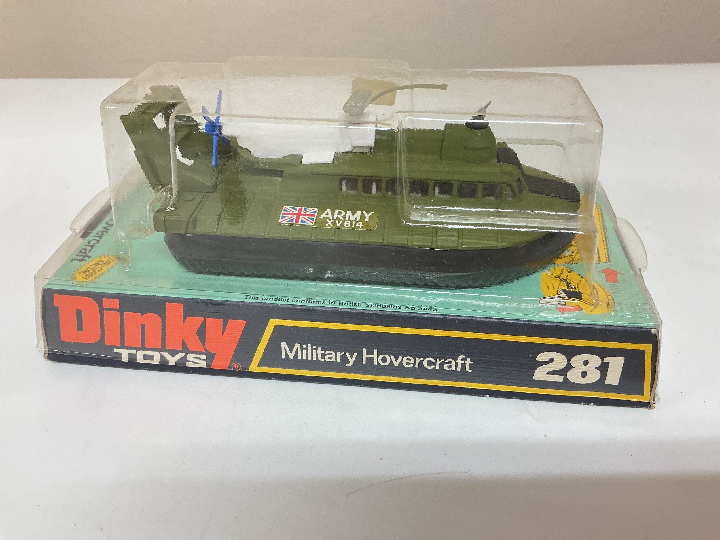 A Boxed Dinky Military Hovercraft #281. No Reserve.