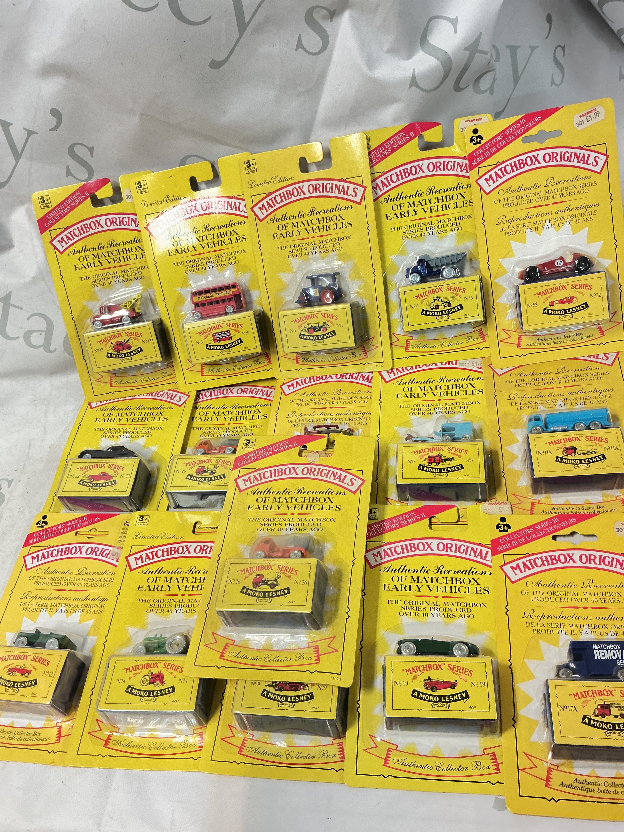 A Collection Of Carded Matchbox Originals. No Reserve.
