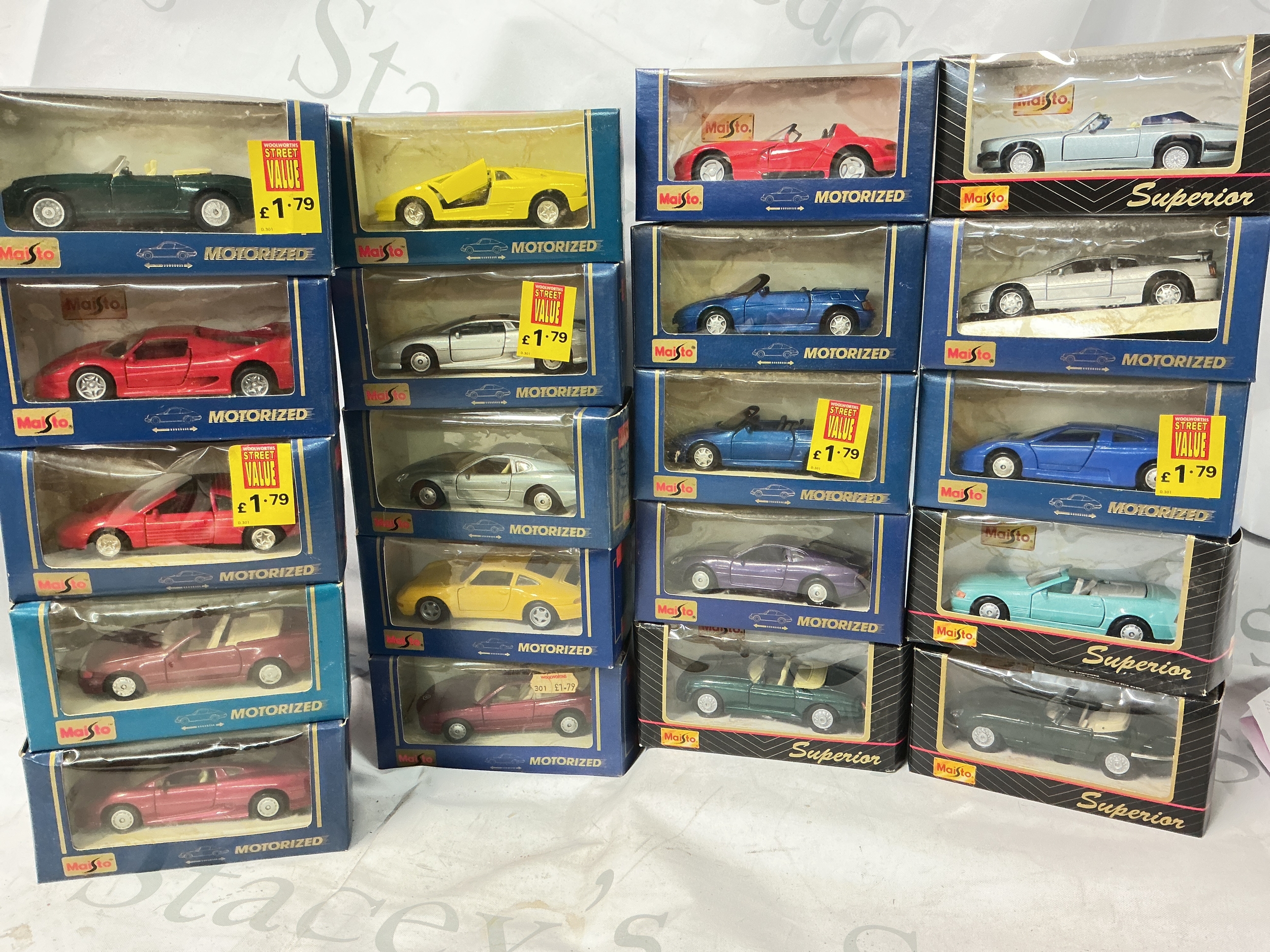 A Collection Of Boxed Maisto 1/37 Scale Diecast. No Reserve.