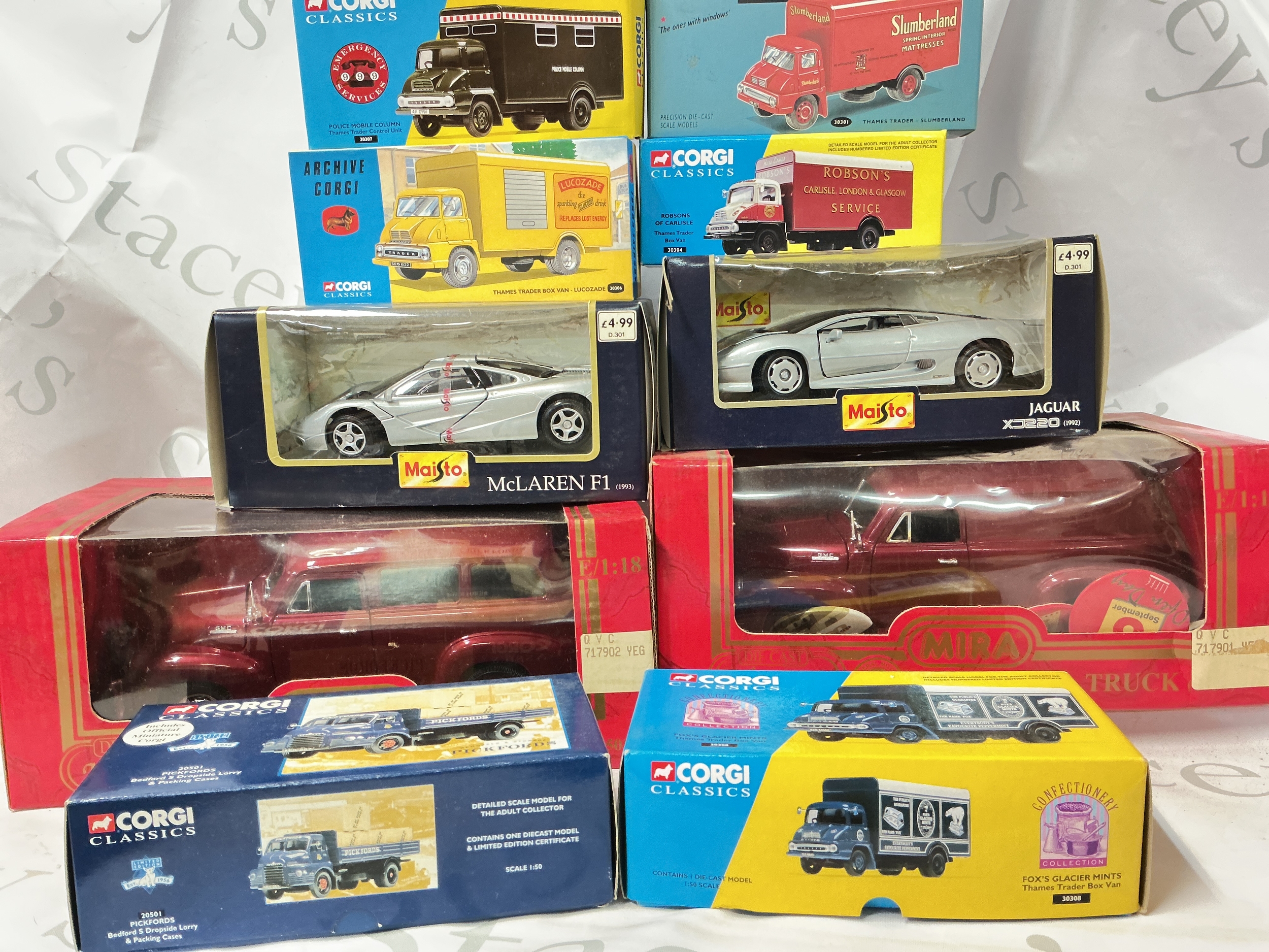 A Collection Of Various Boxed Diecast Including Mira, Corgi And Classic Shell Collection. No Reserve.